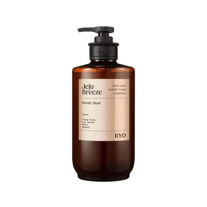 Ryo Hair Loss Expert Care Jeju Breeze Shampoo Woody Musk 585ml - Emart Skincare Bangladesh