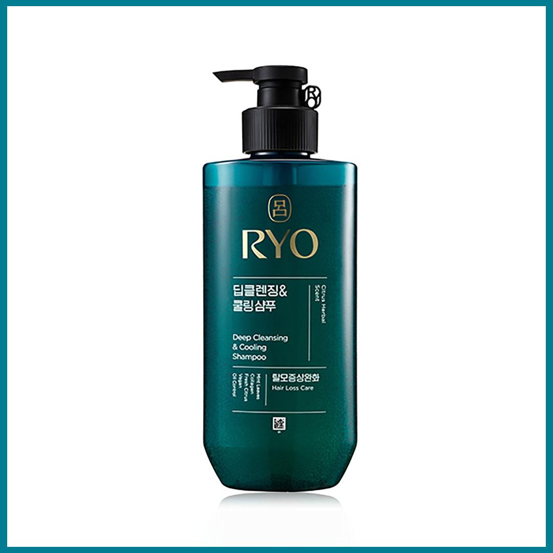 Ryo Deep Cleansing & Cooling Shampoo 480ml - Emart Skincare Bangladesh