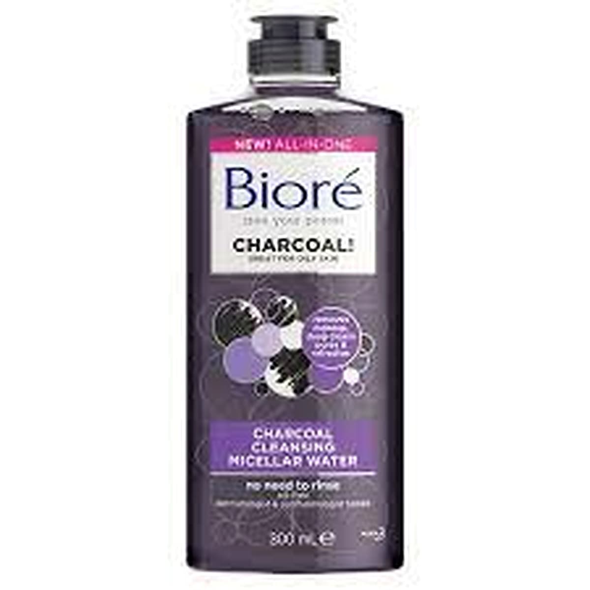 Biore Charcoal Cleansing Micellar Water 300ml - Emart Skincare Bangladesh