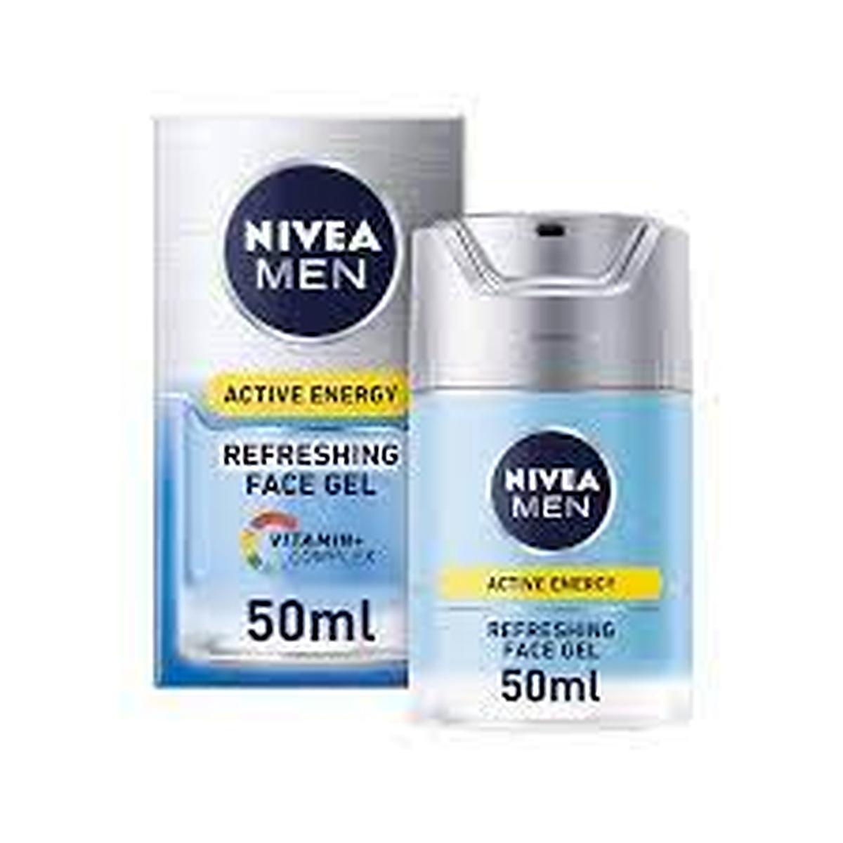 Nivea Men Active Energy Refreshing Face Gel 50ml - Emart Skincare Bangladesh
