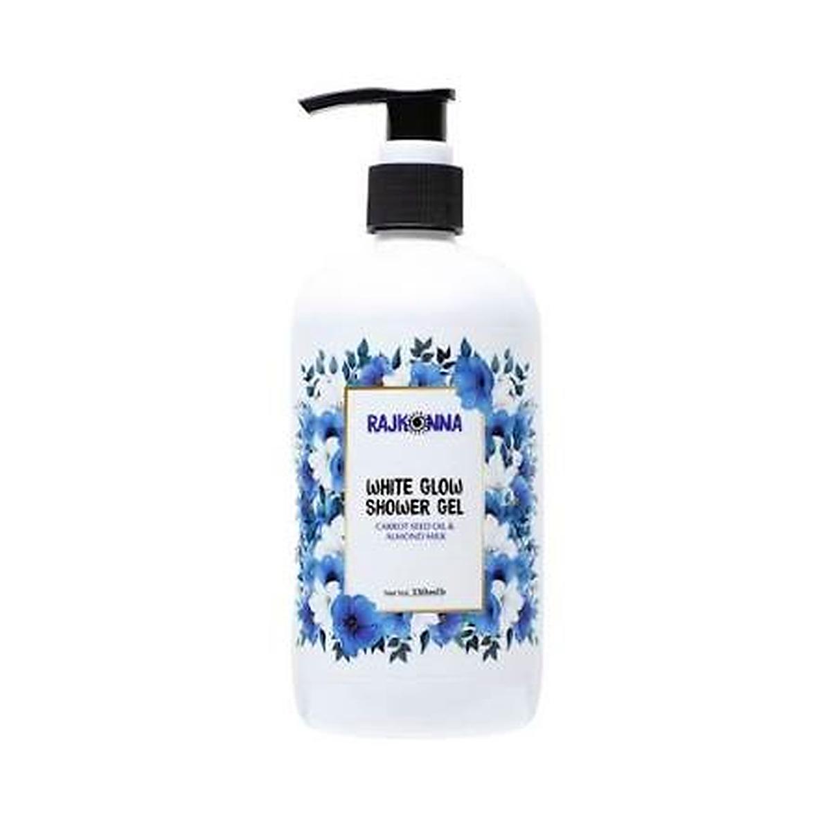Rajkonna White Glow Shower Gel 330ml - Emart Skincare Bangladesh