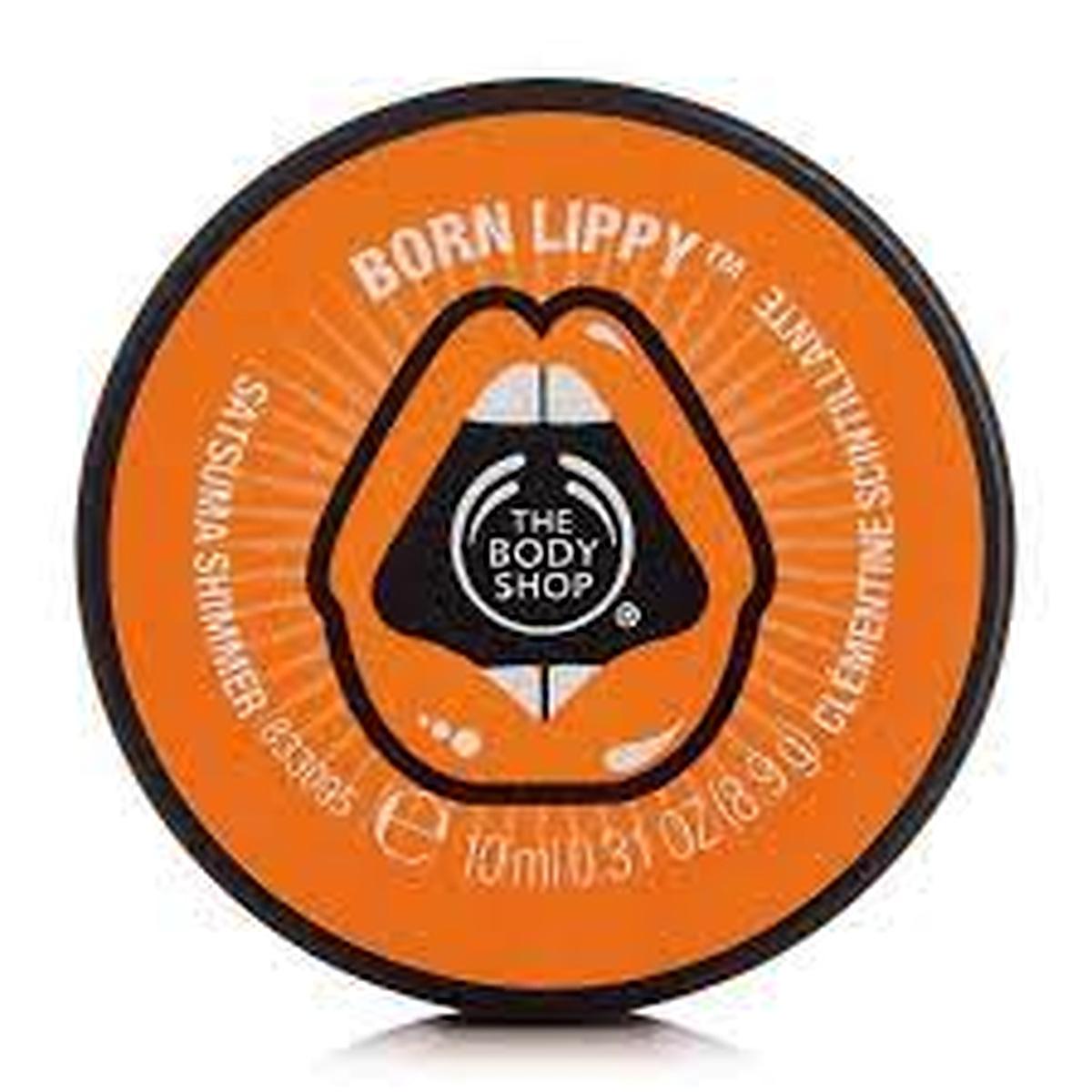 The Body Shop Born Lippy Pot Lip Balm – Satsuma Shimmer - Emart Skincare Bangladesh