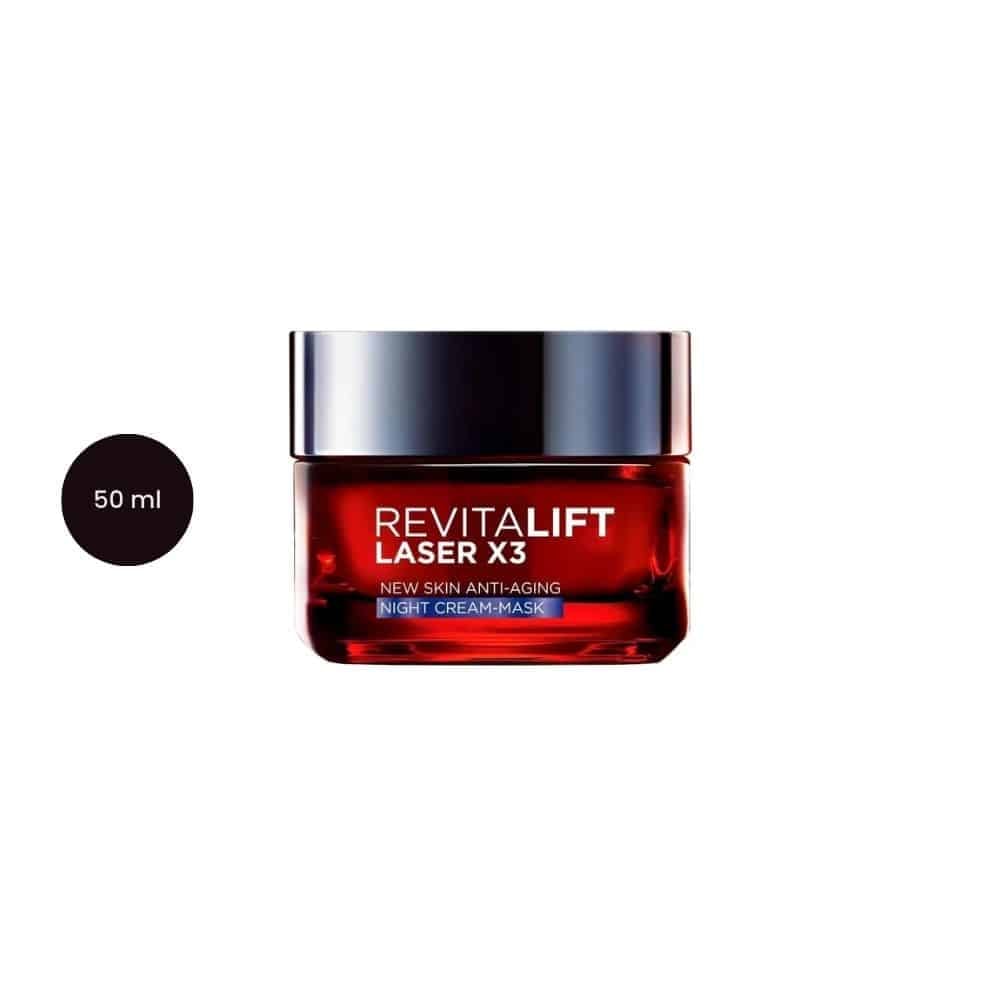 L’Oreal Paris Revitalift Laser Face Moisturiser Triple Action Anti-Ageing Night Cream 50ml