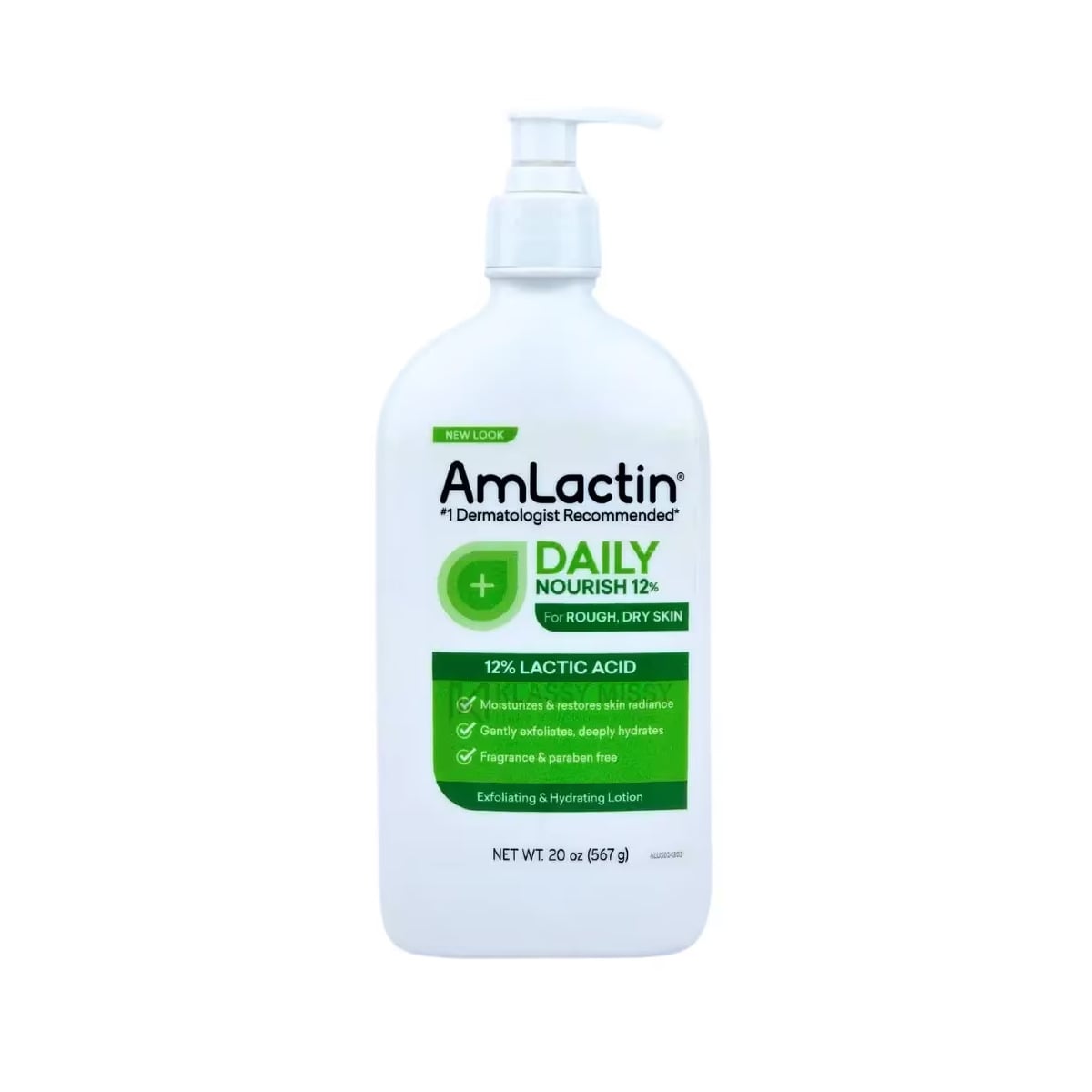 AmLactin Daily 12% Lactic Acid Moisturizing Lotion for Rough and Dry Skin – 567gm