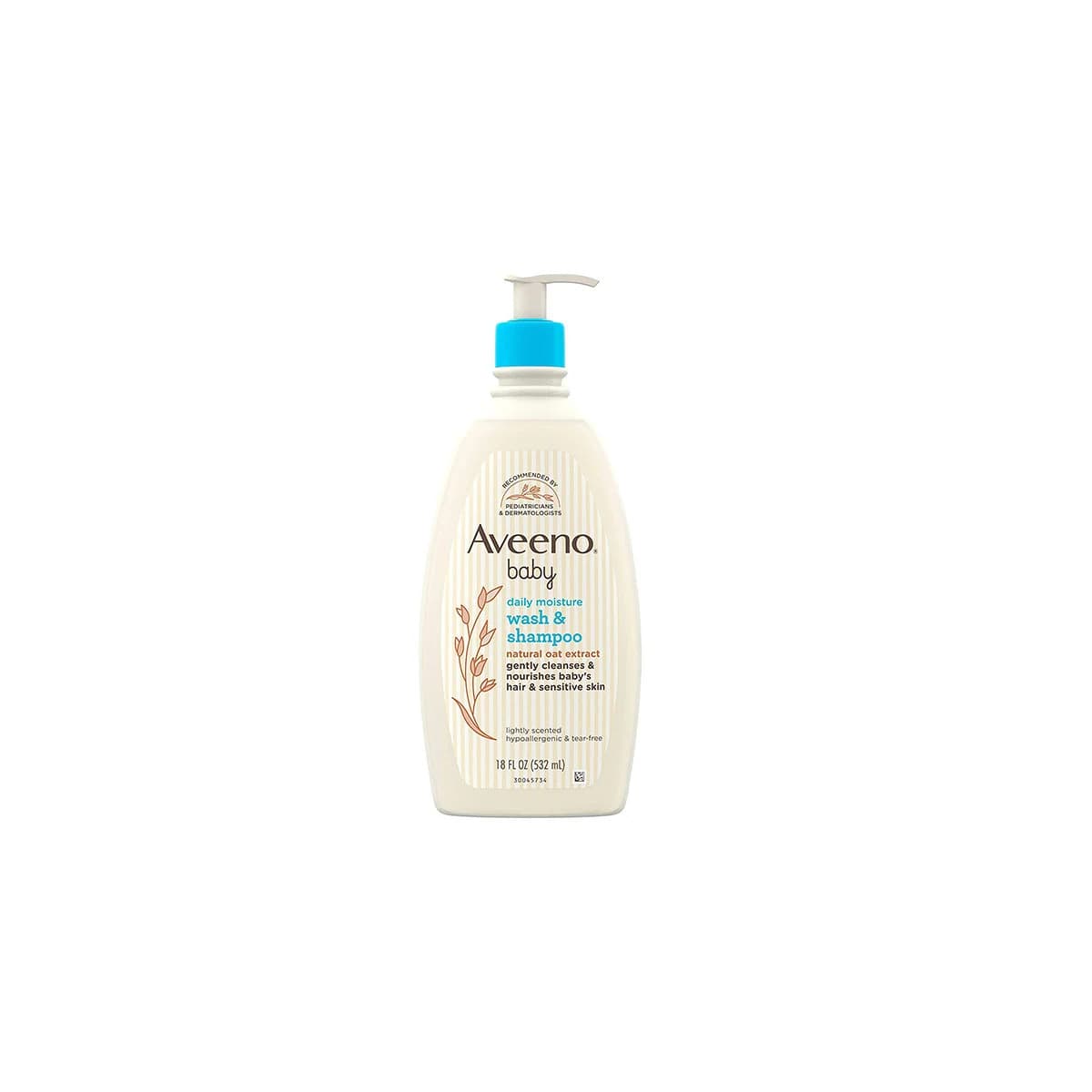 Aveeno Baby Daily Moisture Wash & Shampoo – 532ml - Emart Skincare Bangladesh