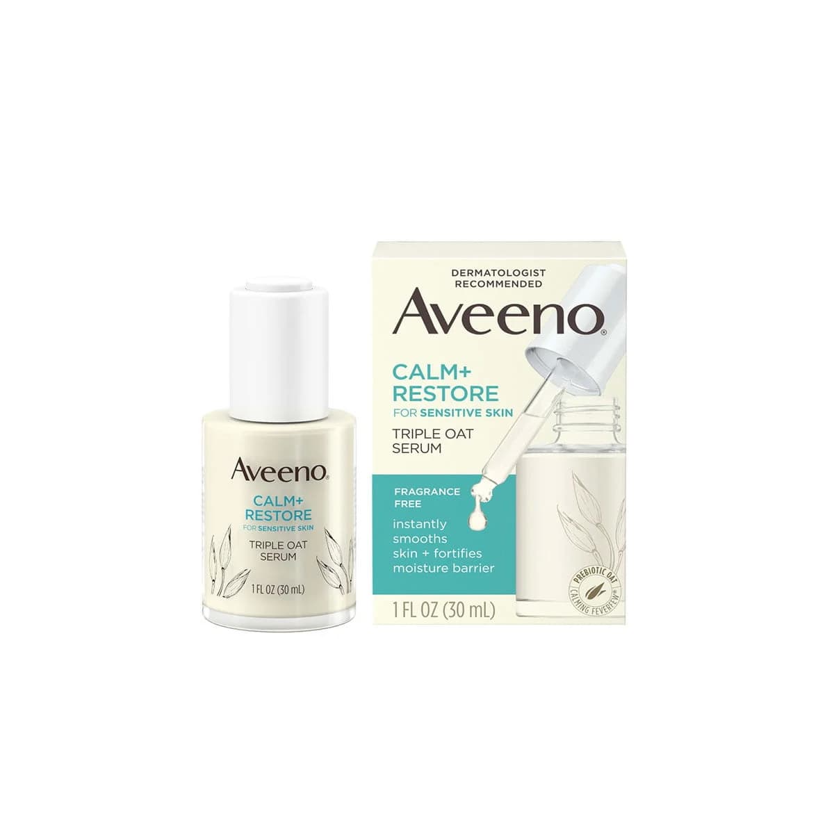 Aveeno Calm + Restore Triple Oat Serum – 30ml - Emart Skincare Bangladesh