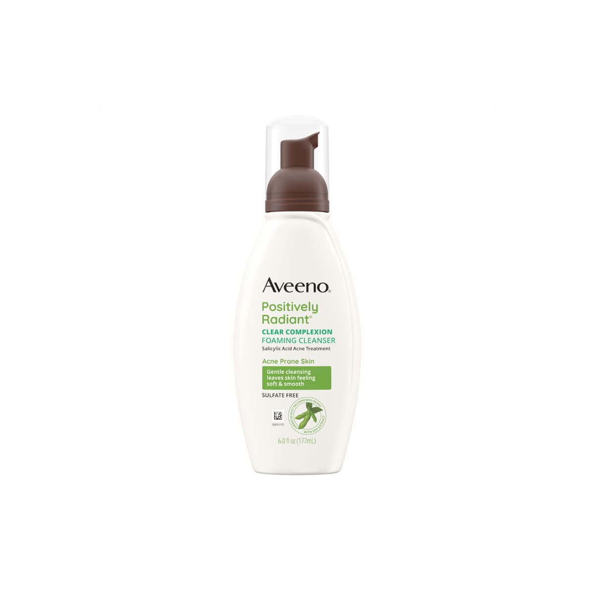 Aveeno Positively Radiant Clear Complexion Foaming Cleanser Acne Prone Skin – 177ml - Emart Skincare Bangladesh