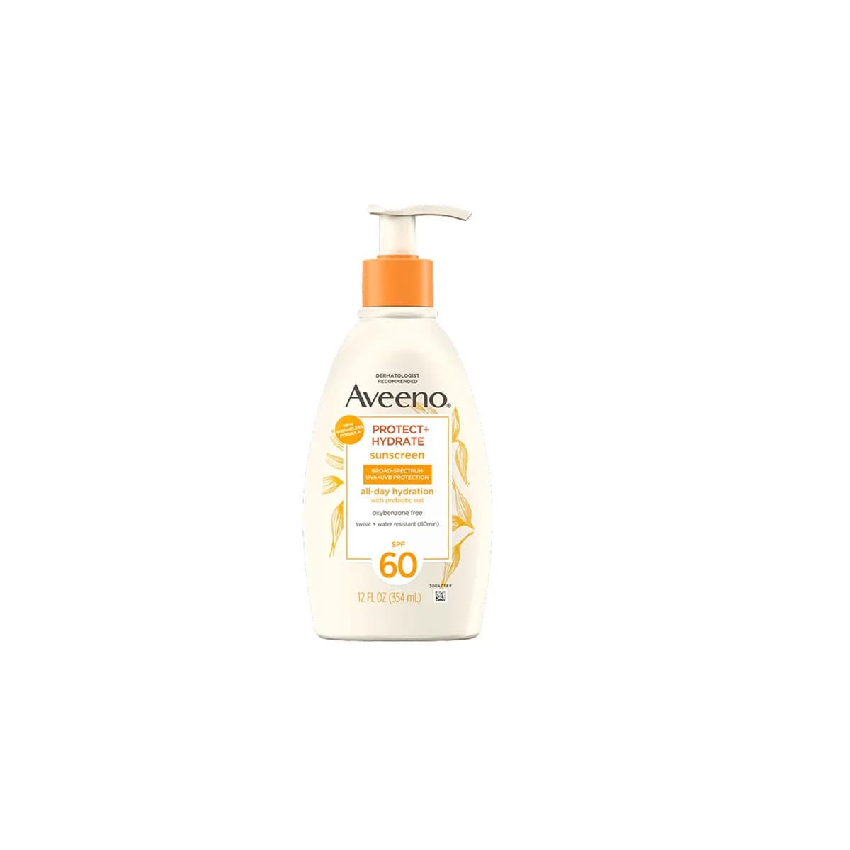 Aveeno Protect + Hydrate Sunscreen Broad Spectrum Body Lotion SPF 60 (354ml) - Emart Skincare Bangladesh