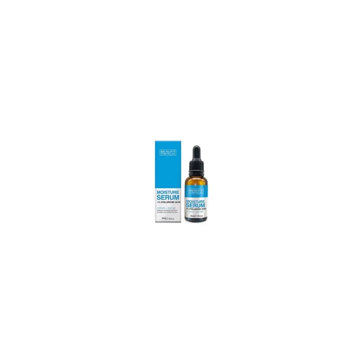 Beauty Formulas 1% Hyaluronic Acid Moisture Serum 30ml