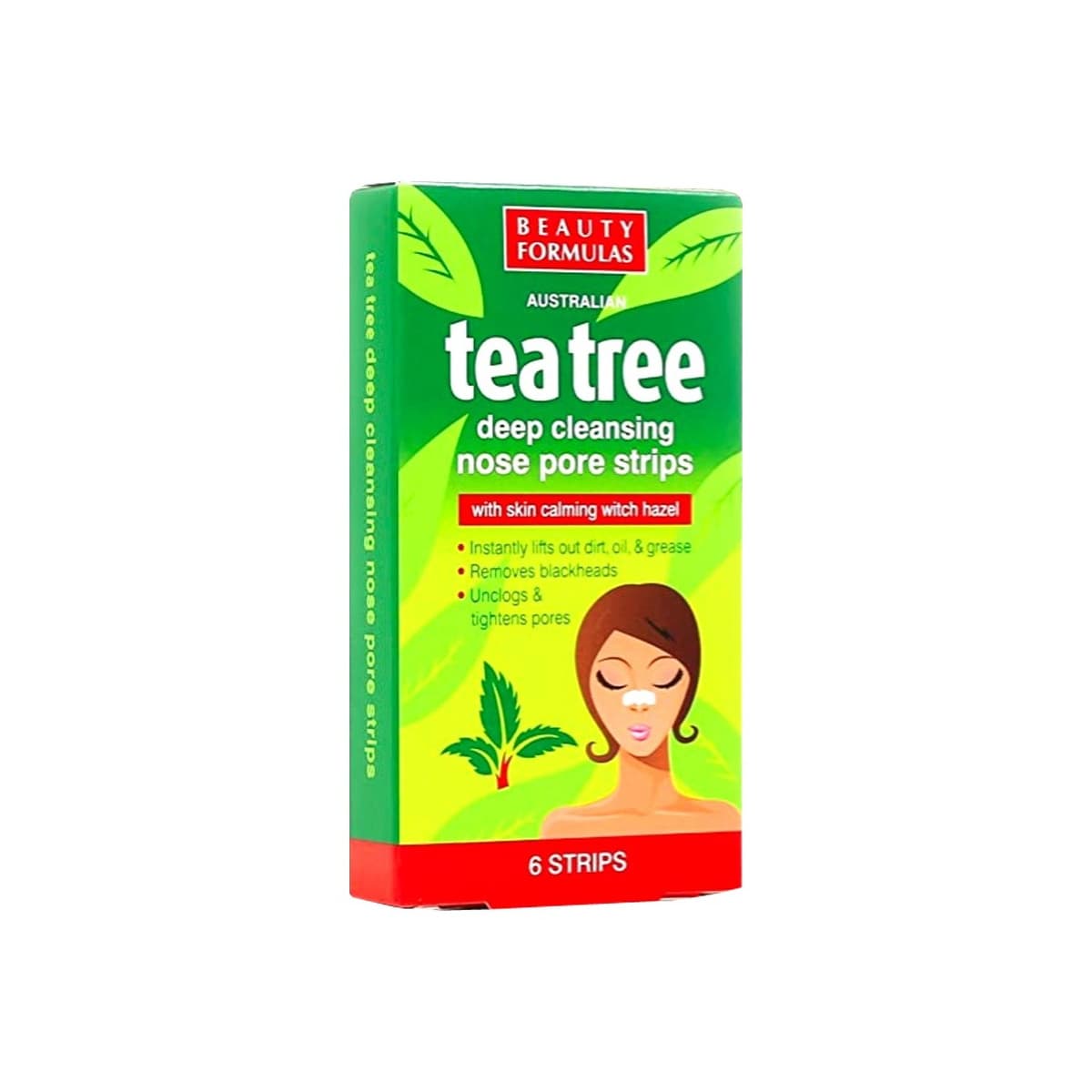 Beauty Formulas Nose Pore Strips Tea Tree 6pcs - Emart Skincare Bangladesh