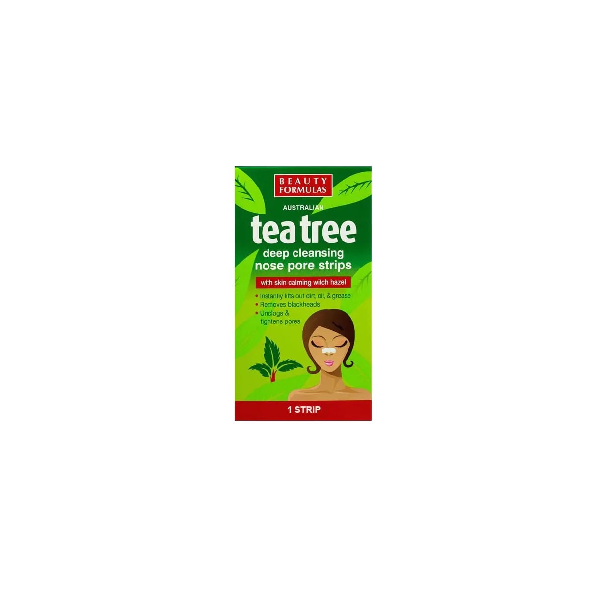 Beauty Formulas Tea Tree Deep Cleansing Nose Pore Strip