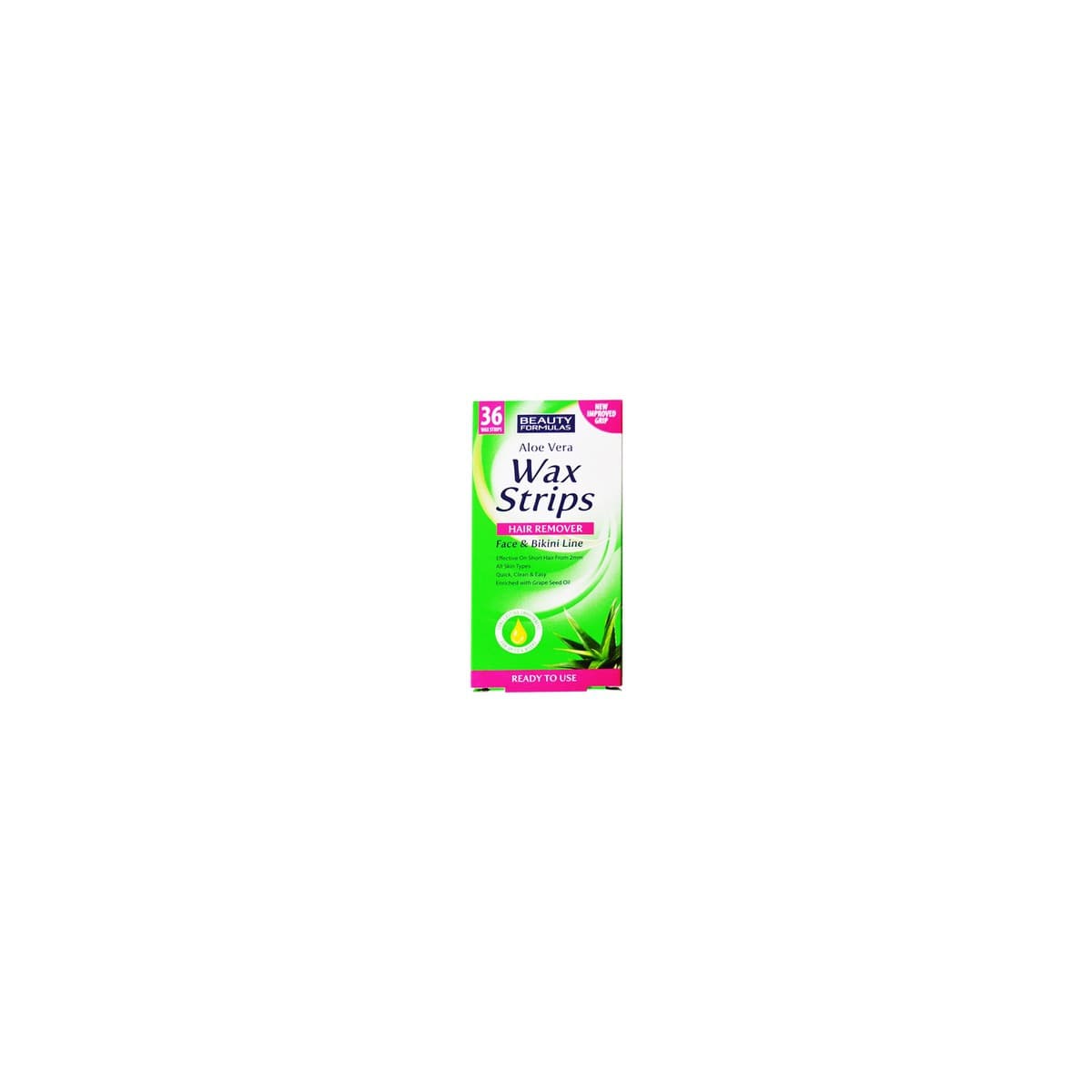 Beauty Formulas Wax Strips Aloe Vera 36pcs - Emart Skincare Bangladesh