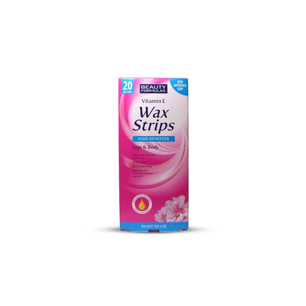 Beauty Formulas Wax Strips Vitamin E 20pcs