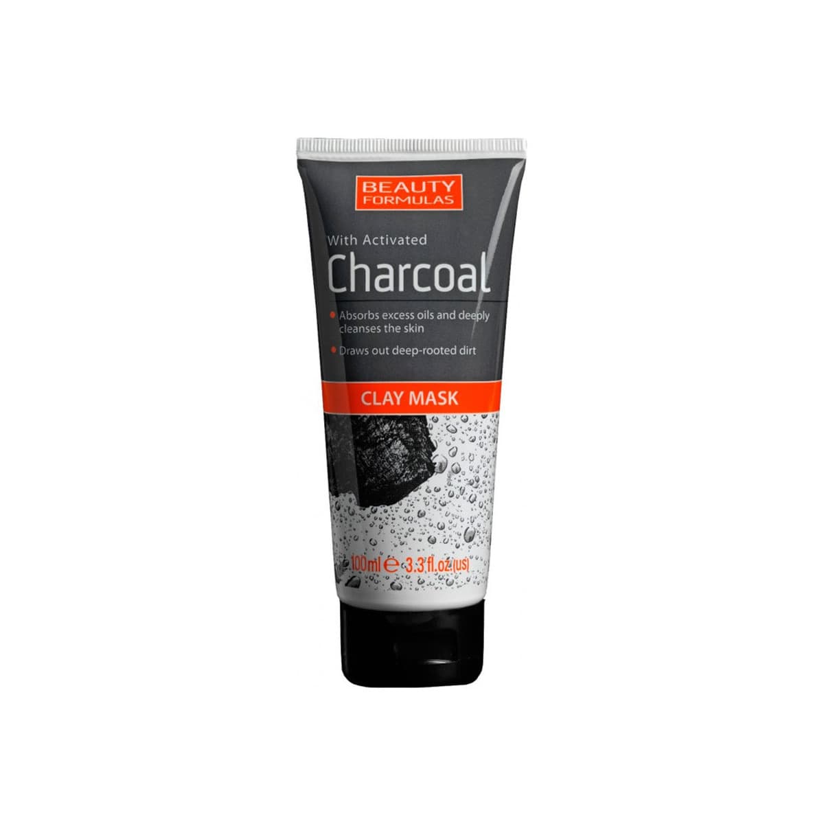 Beauty Formulas With Activated Charcoal Clay Mask 100ml - Emart Skincare Bangladesh