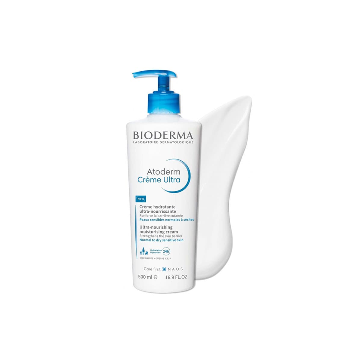 Bioderma Atoderm Crème Ultra Utra-Nourishing Moisturising Cream – 500ml - Emart Skincare Bangladesh