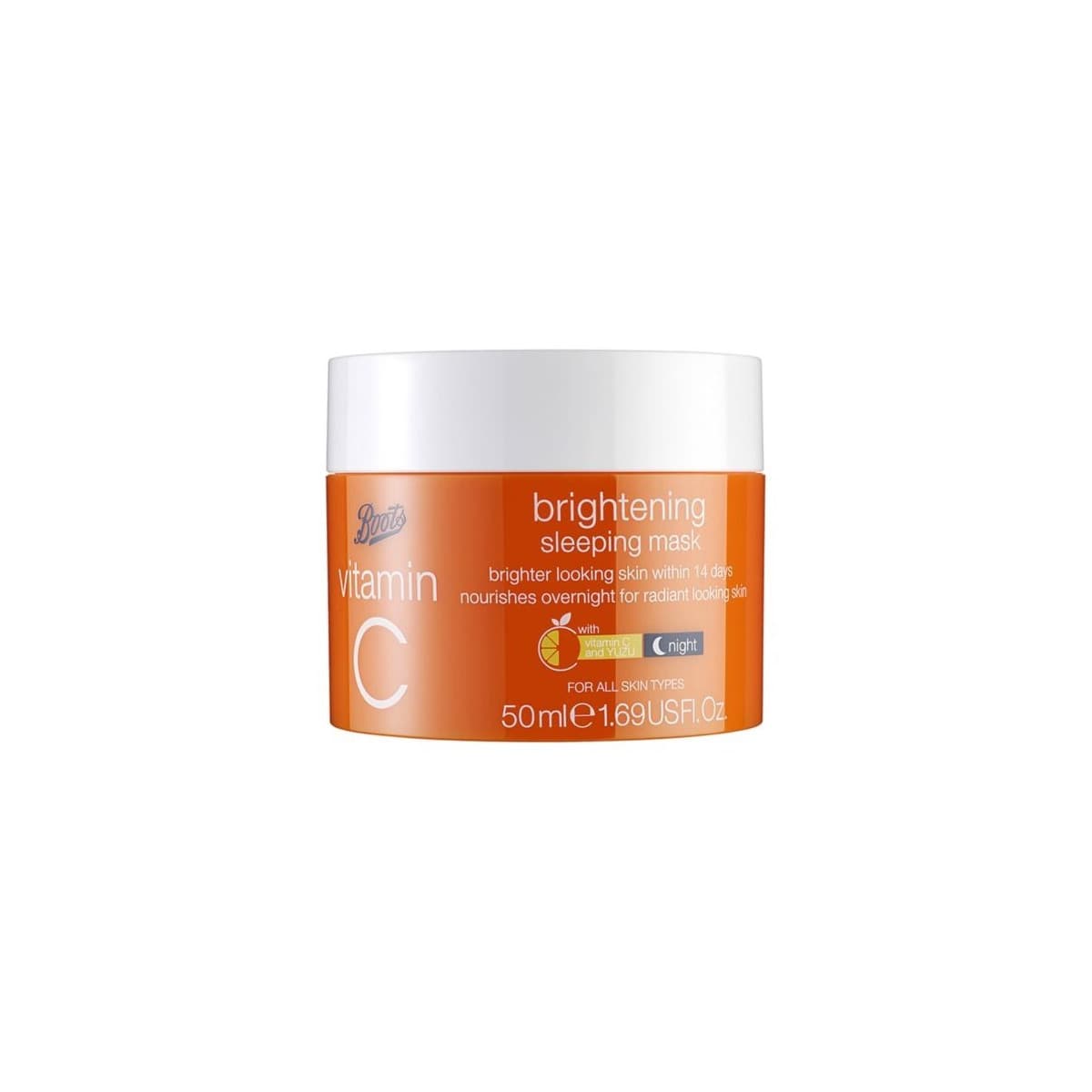 Boots Vitamin C Brightening Sleeping Mask 50ml - Emart Skincare Bangladesh