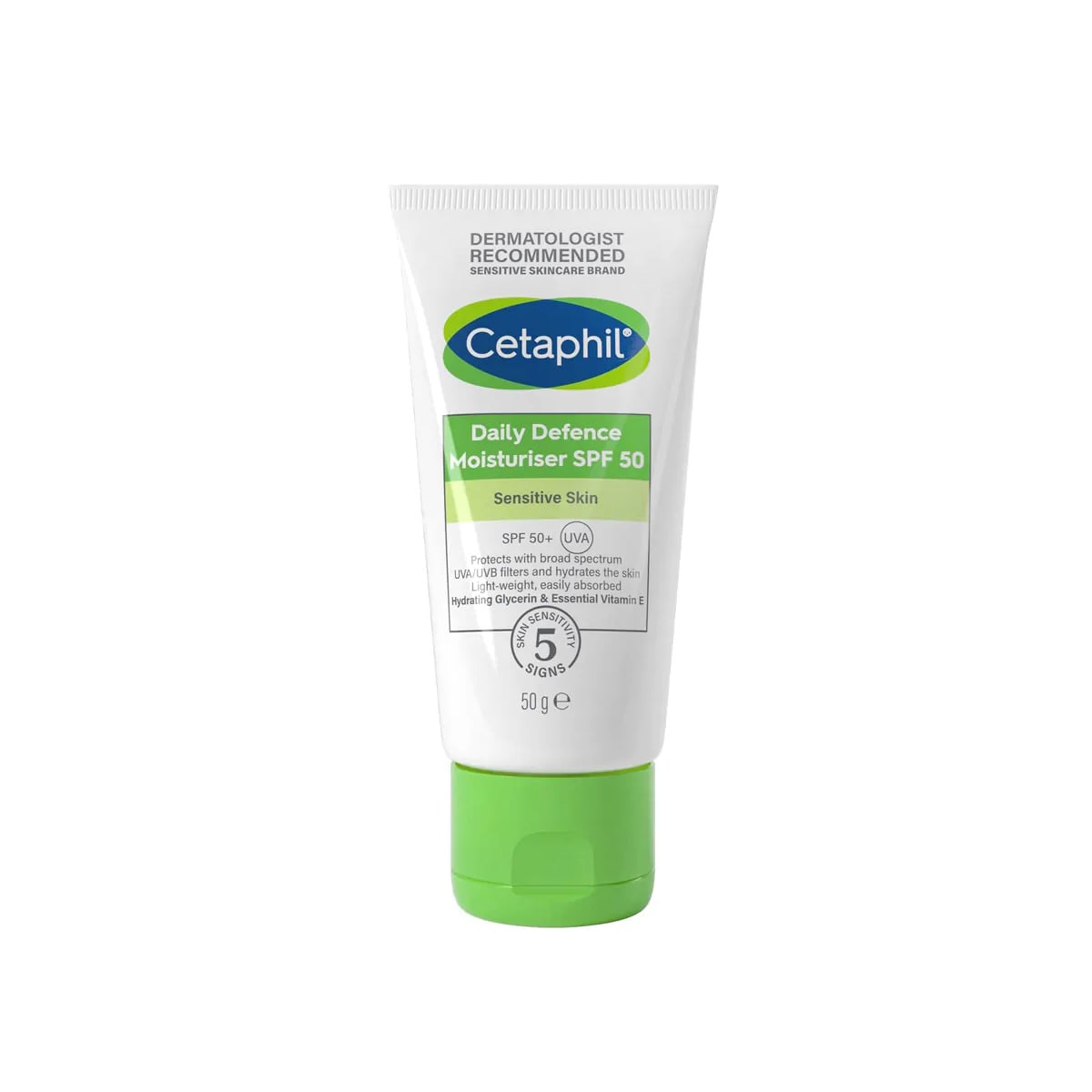 Cetaphil Daily Defence Face Moisturiser with SPF 50+ 50g