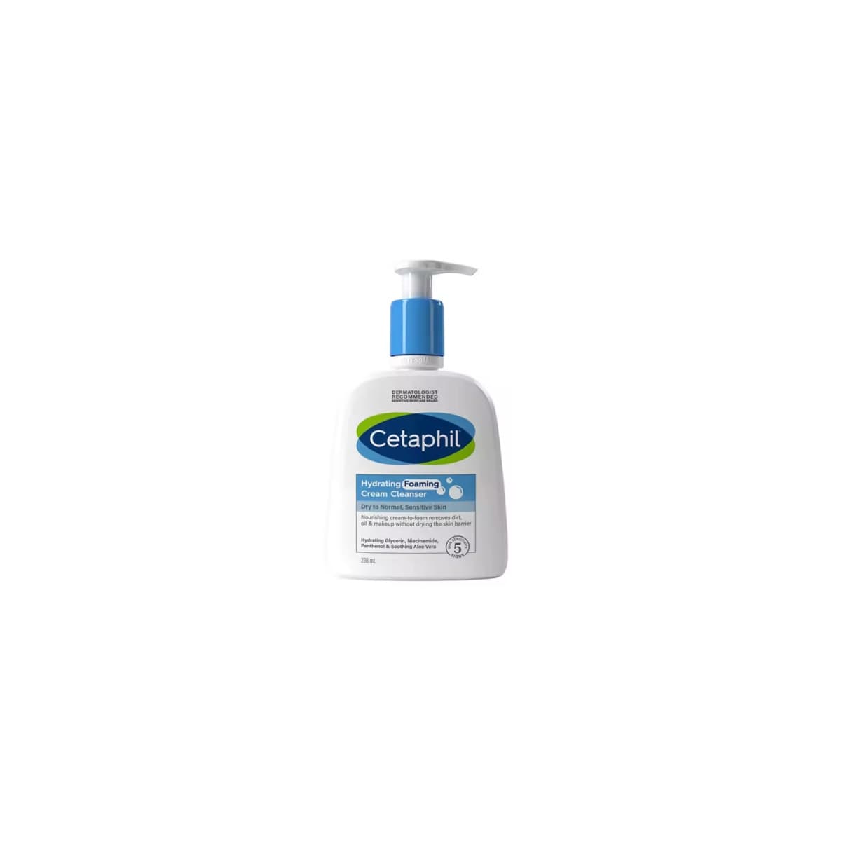 Cetaphil Hydrating Foaming Cream Cleanser 236ml - Emart Skincare Bangladesh