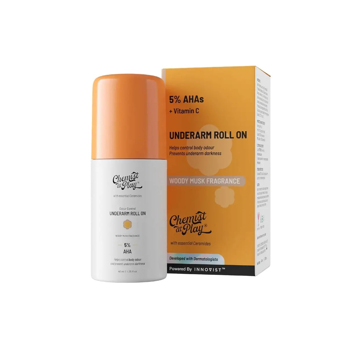 Chemist At Play Underarm Roll On- Woody Musk-40ml