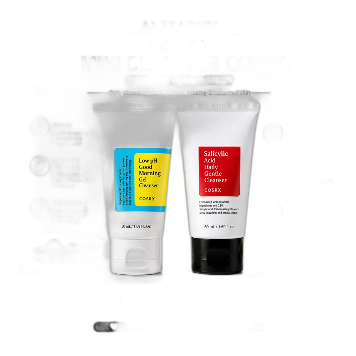 COSRX Mini Low pH + Salicylic Cleanser Combo - Emart Skincare Bangladesh