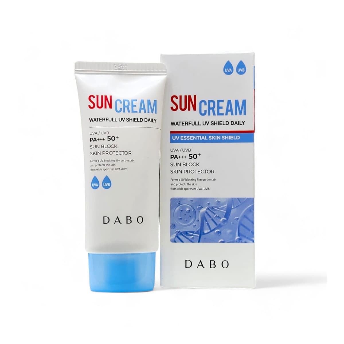 Dabo Waterfull UV Shield Daily Sun Block Skin protector UVA/UVB PA+++ 50+ - Emart Skincare Bangladesh