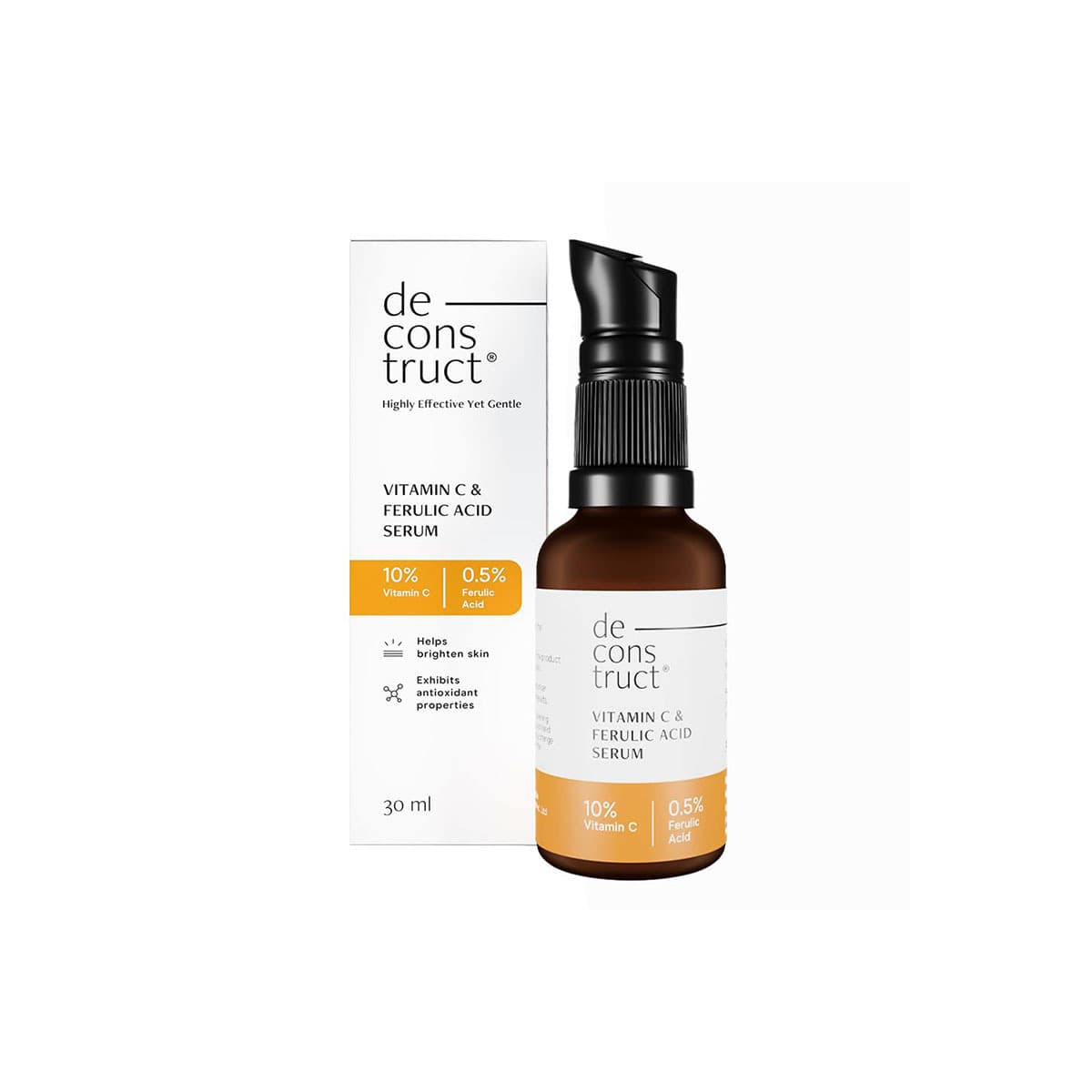 Deconstruct Vitamin C Serum For Face – 10% Vitamin C + 0.5 % Ferulic Acid – 30ml - Emart Skincare Bangladesh