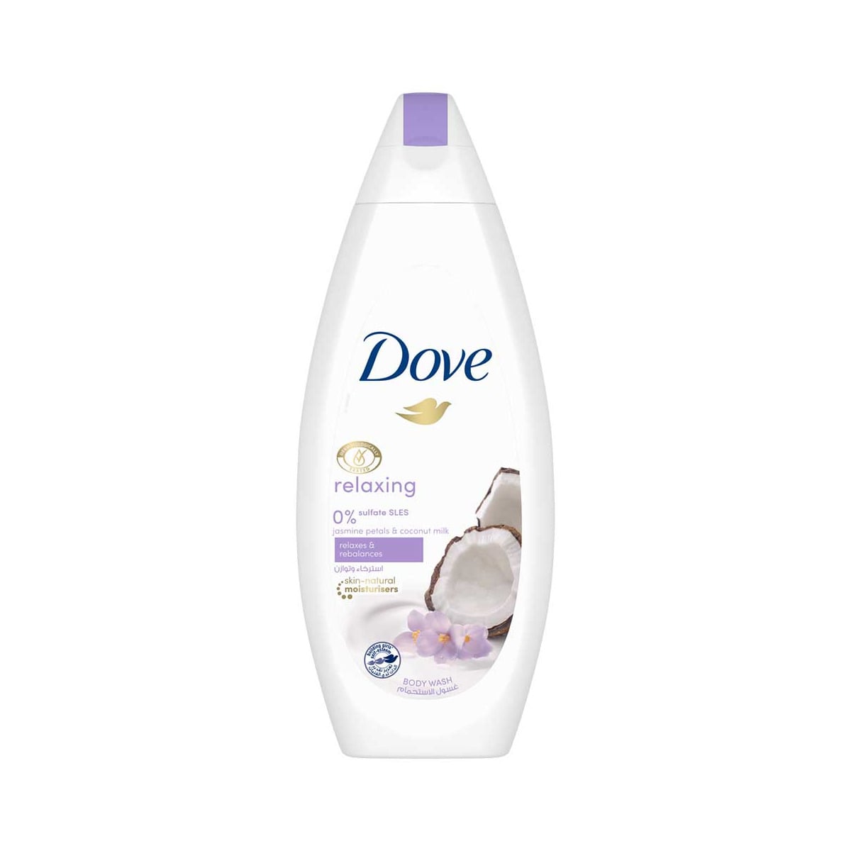 Dove Relaxing Jasmine Petals & Coconut Milk Body Wash – 500ml