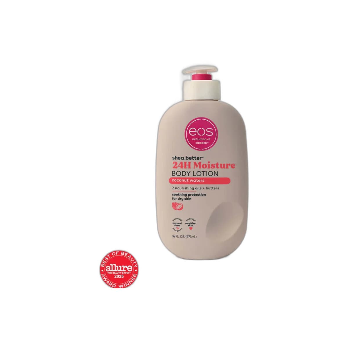 eos shea better moisture body lotion coconut waters 473ml - Emart Skincare Bangladesh