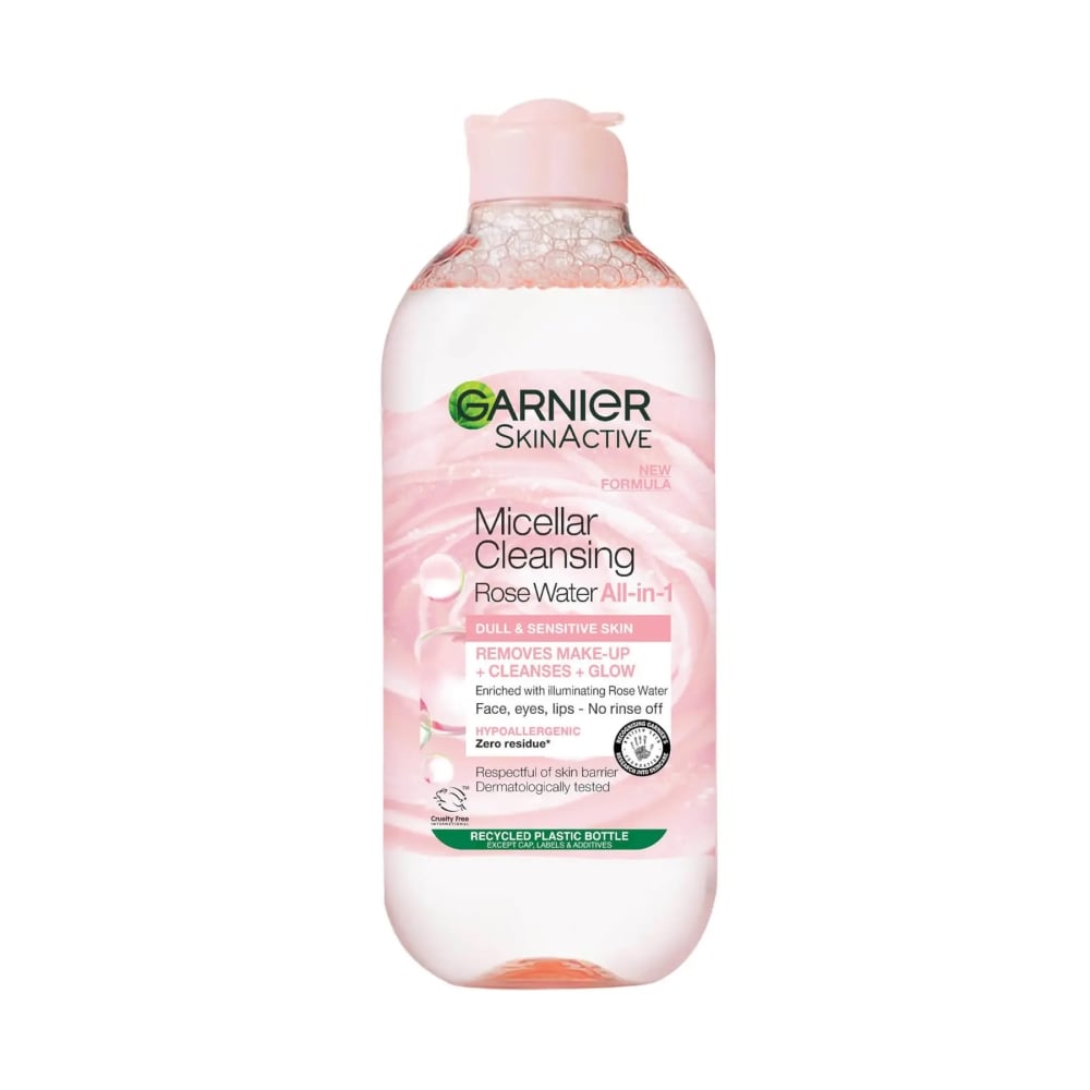 Garnier Skinactive Micellar Water With Rose Water All-in-1 – 400ml