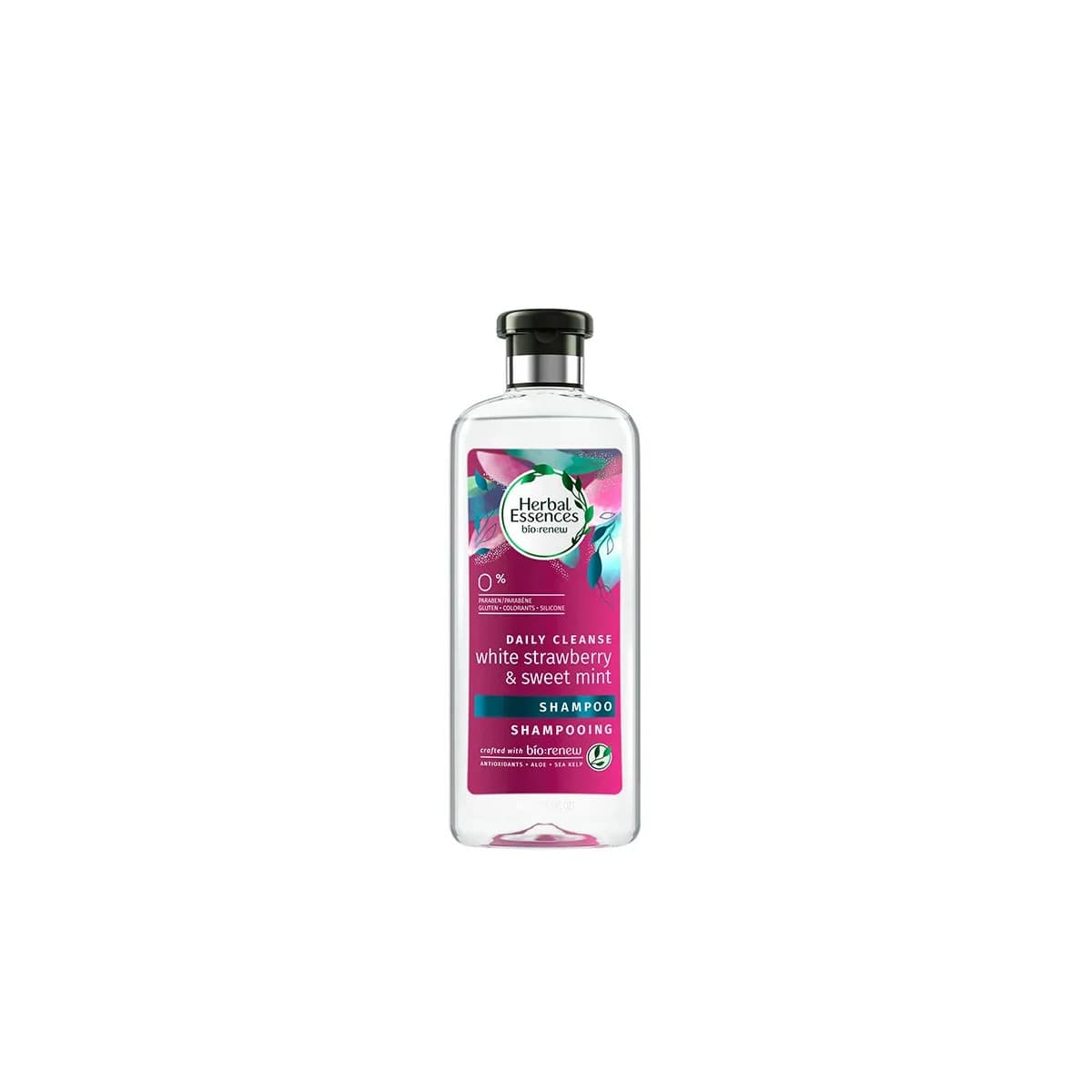 Herbal Essences Clean White Strawberry & Sweet Mint Shampoo – 400ml - Emart Skincare Bangladesh