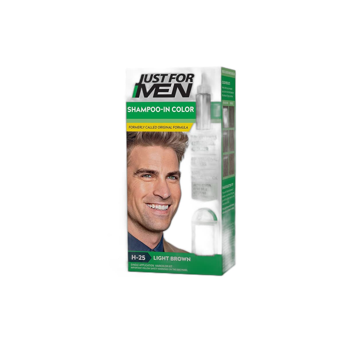 Just for Men Original Formula Hair Color H-25 Light Brown - Emart Skincare Bangladesh