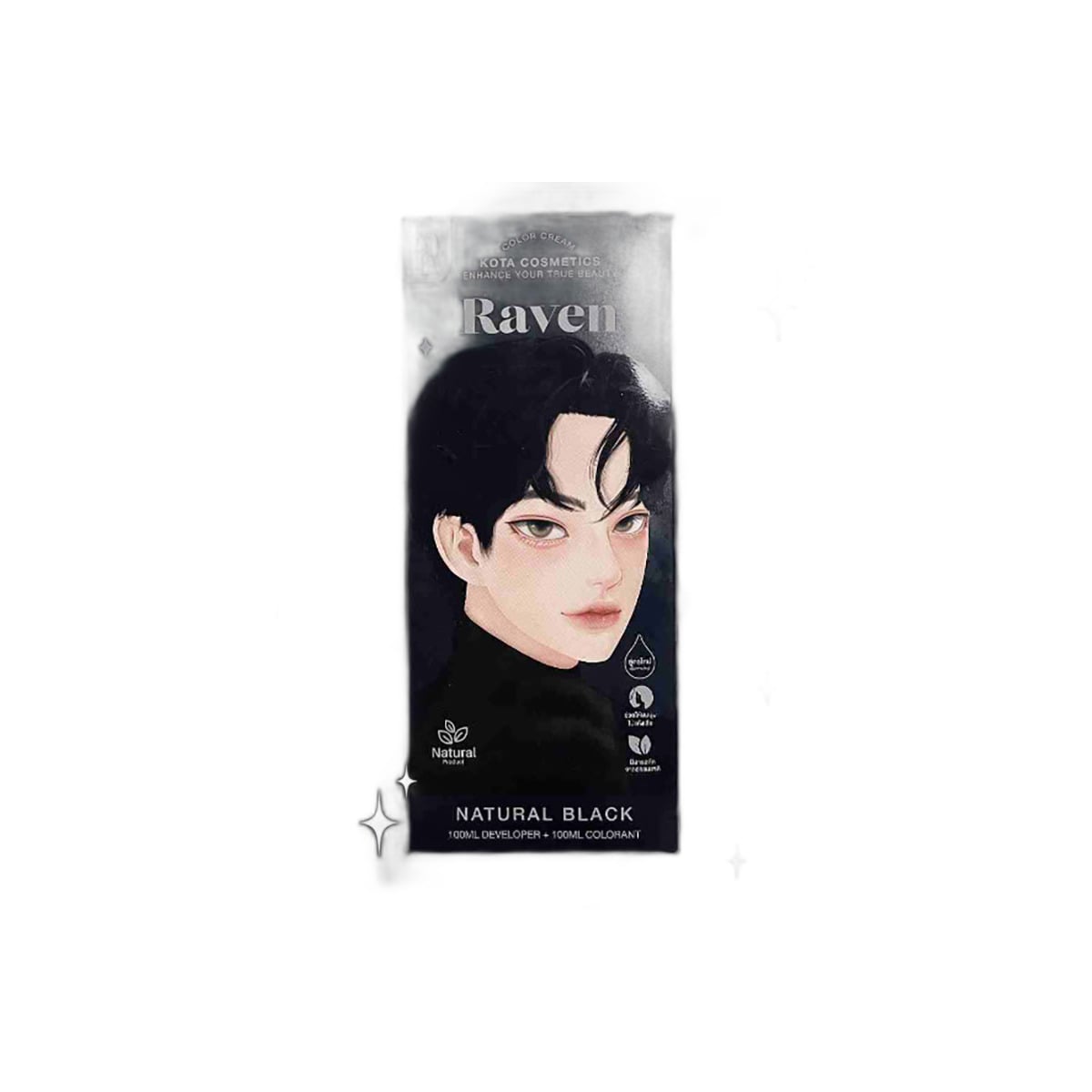 Kota Cosmetics Hair Color Cream – Raven