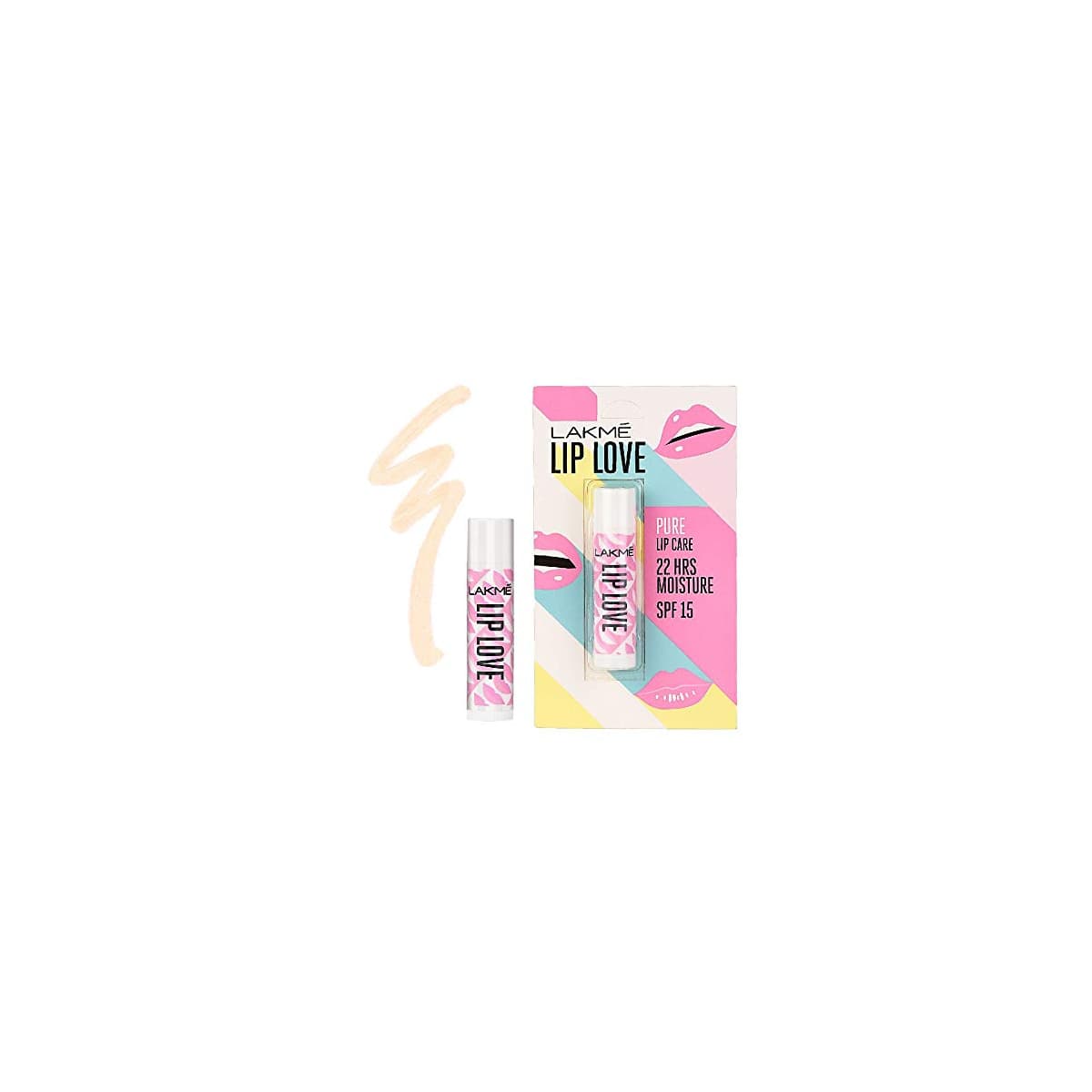 Lakme Lip Love Chapstick Pure lip balm spf 15 4.5g - Emart Skincare Bangladesh