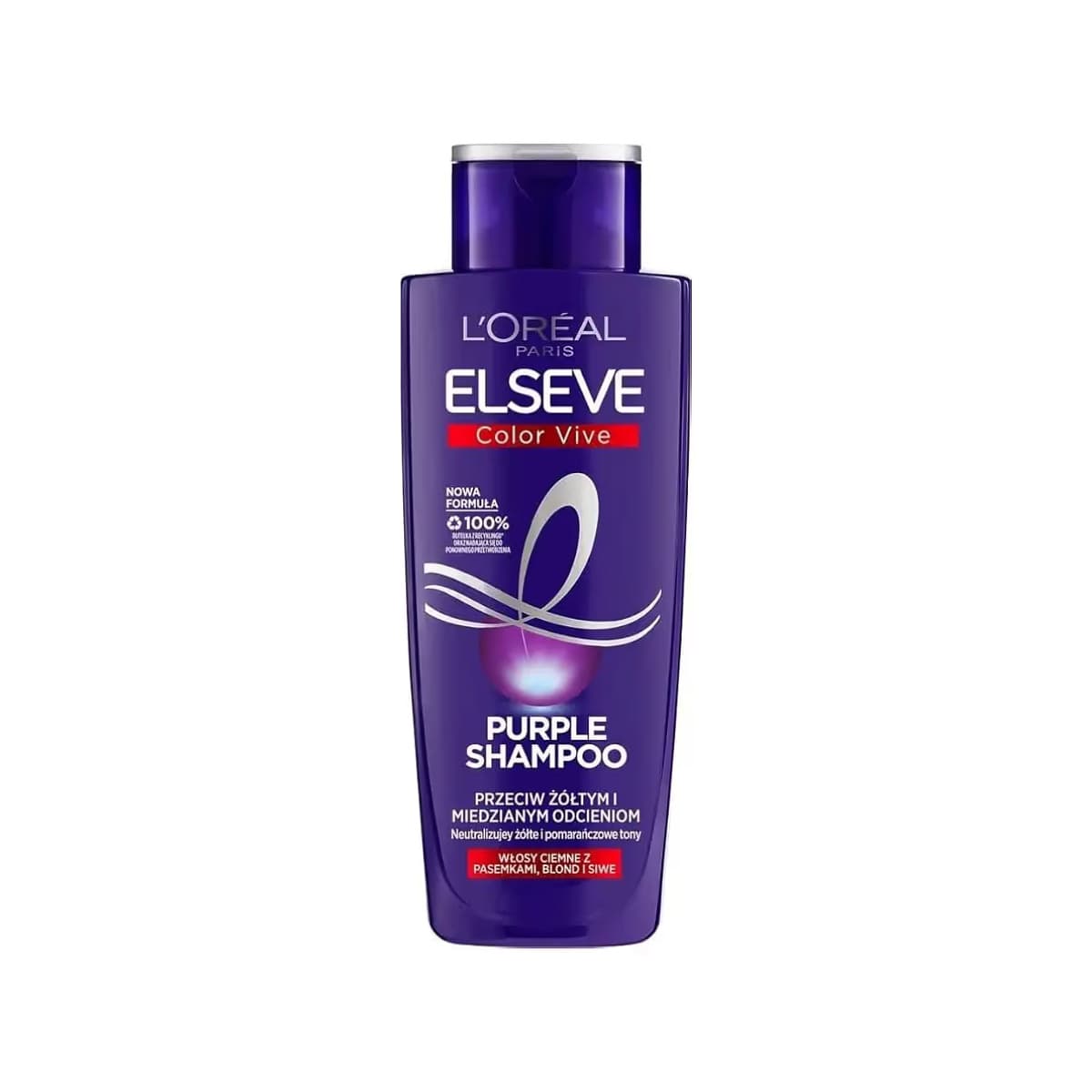 L’Oreal Elvive Colour Vive Anti Brassiness Purple Shampoo 200ml - Emart Skincare Bangladesh