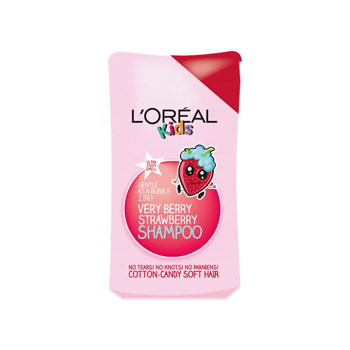 L’Oreal Kids Gentle As A Bubble 2-in-1 Very Berry Strawberry Shampoo 250ml - Emart Skincare Bangladesh