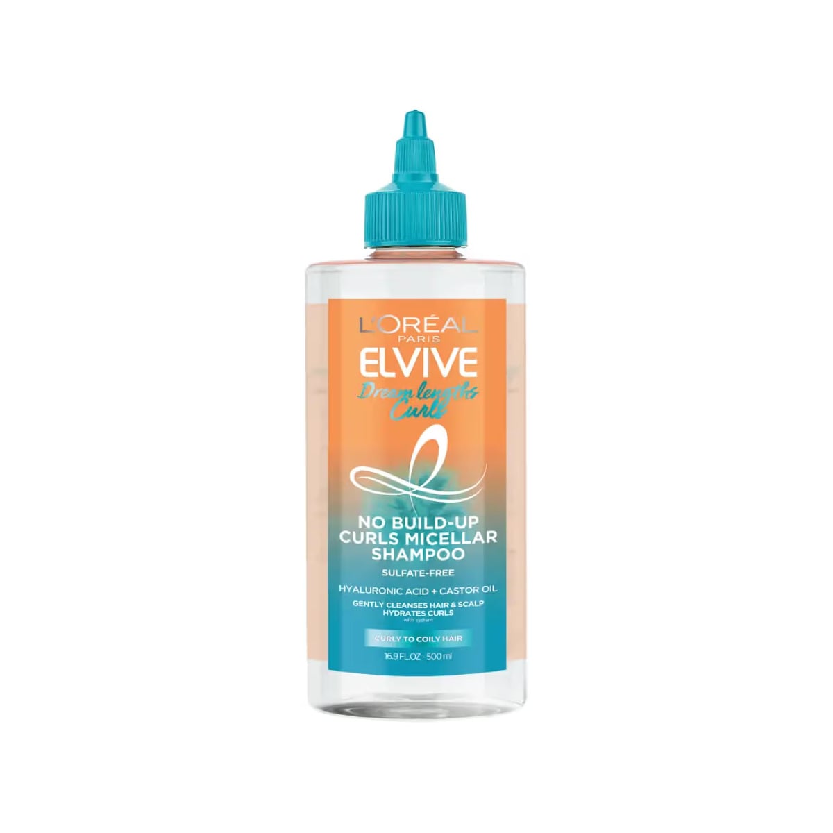 L’Oreal Paris Elvive Dream Lengths Curls No Build up Micellar Shampoo for Curly Hair 500ml