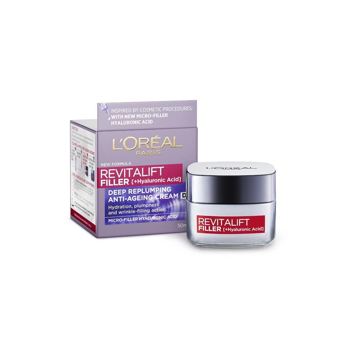 LOreal Paris Revitalift Filler Deep Replumping Anti Ageing Day Cream 50ml