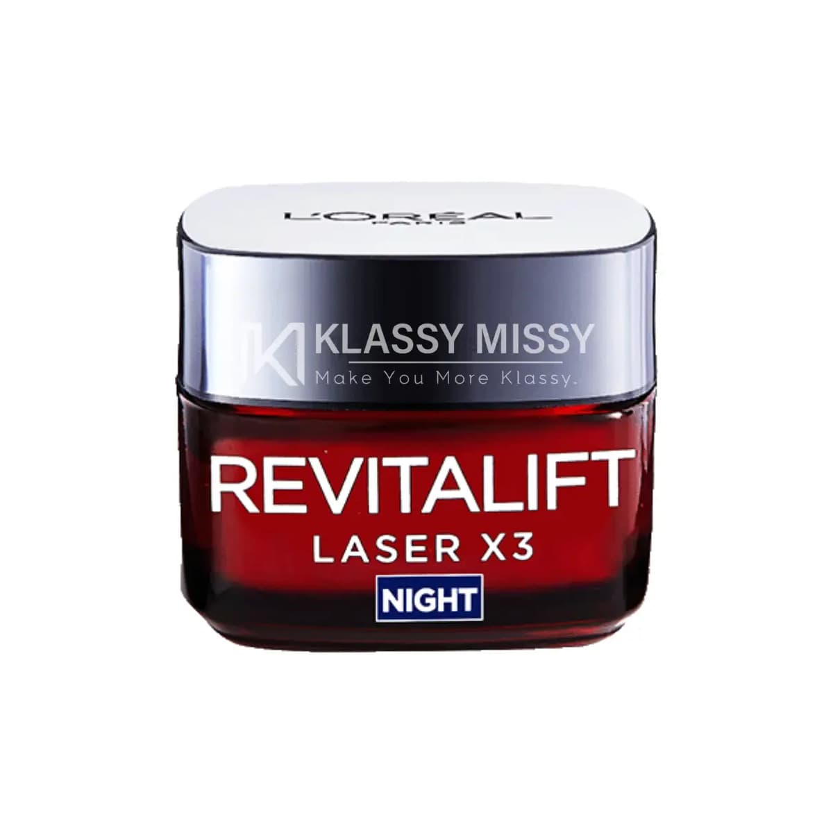 L’Oreal Paris Revitalift Laser Face Moisturiser Triple Action Anti-Ageing Night Cream 50ml - Emart Skincare Bangladesh