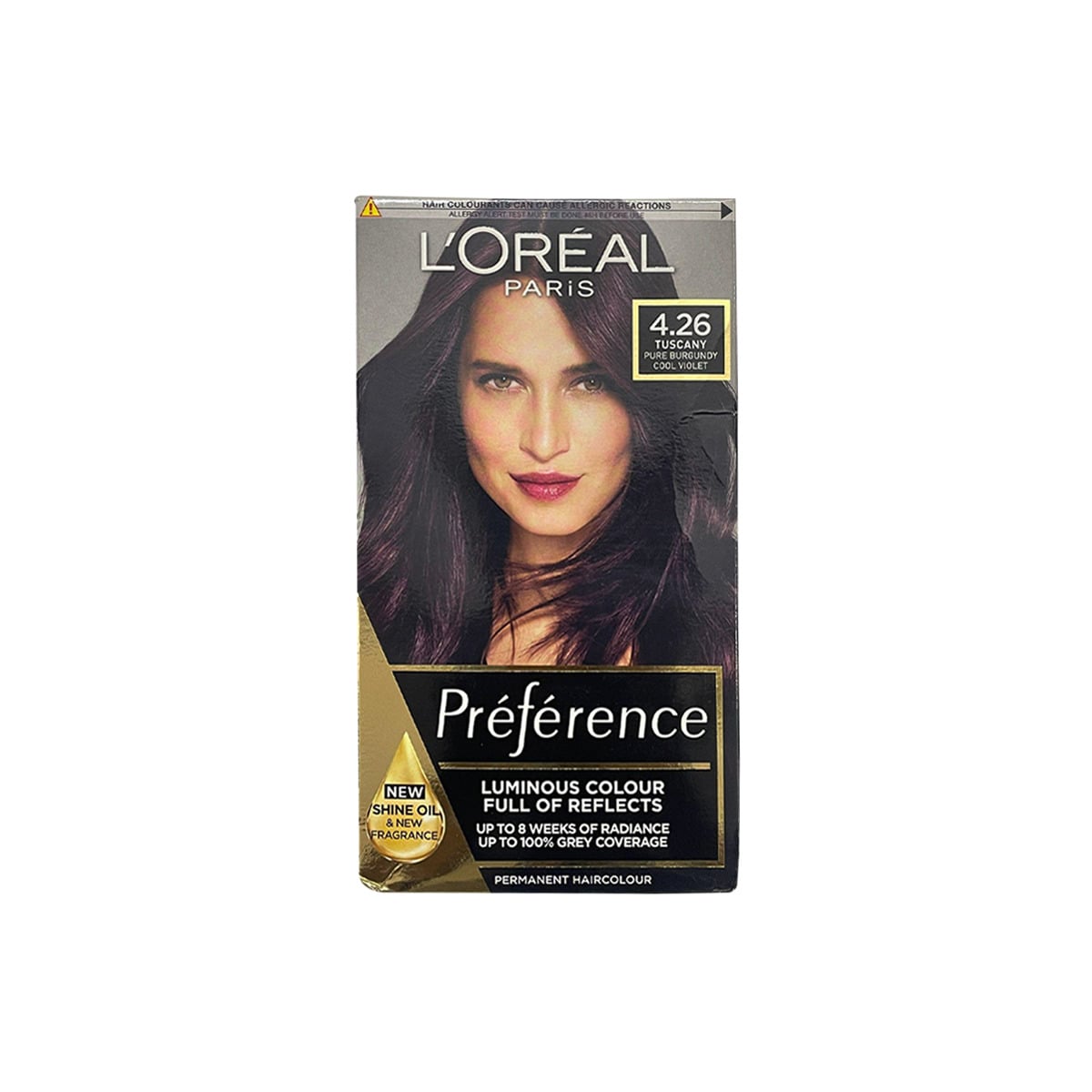 Loreal Preference Hair Color 4.26 – Pure Burgundy Cool Violet