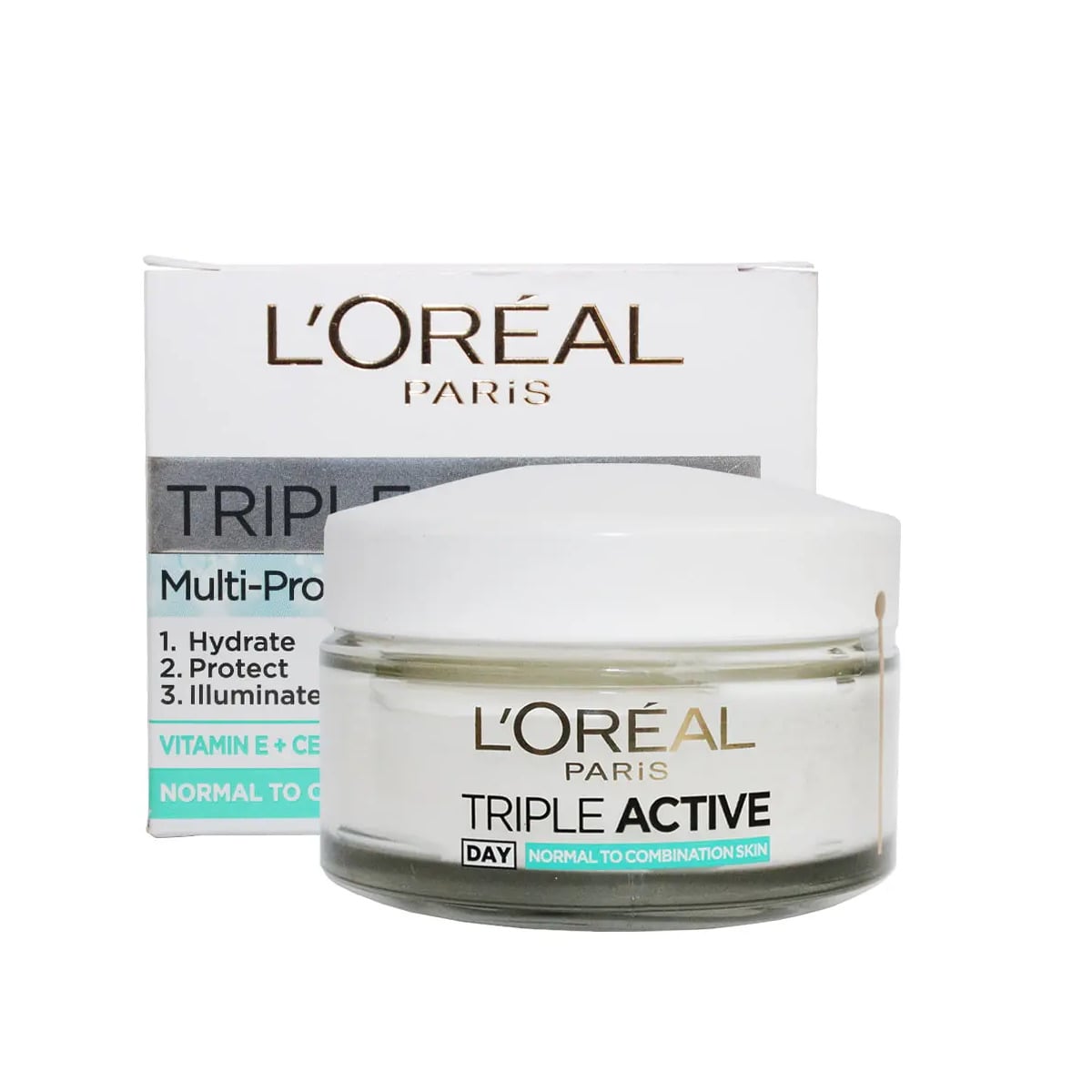 Loreal Triple Action Multi-Protection Moisturiser Day Cream Normal To Combination 50ml