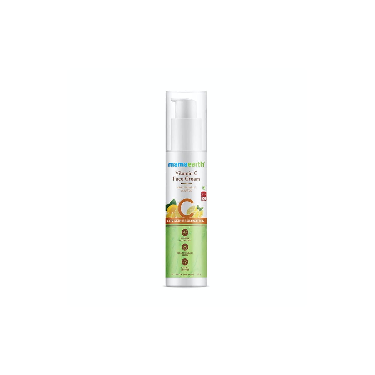 Mamaearth vitamin C face cream with vitamin C & SPF 20 for skin illumination – 50gm