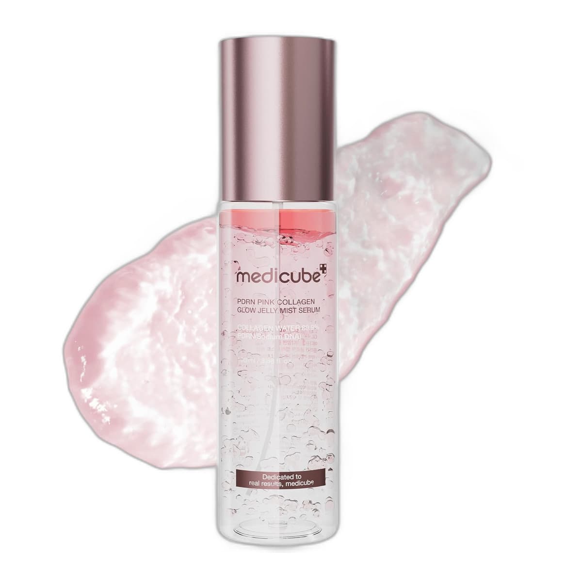 MEDICUBE PDRN Pink Collagen Glow Jelly Mist Serum 100ml - Emart Skincare Bangladesh