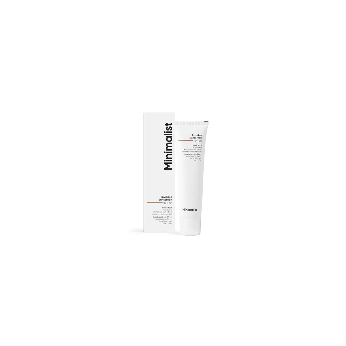 Minimalist Invisible SPF 40 Sunscreen