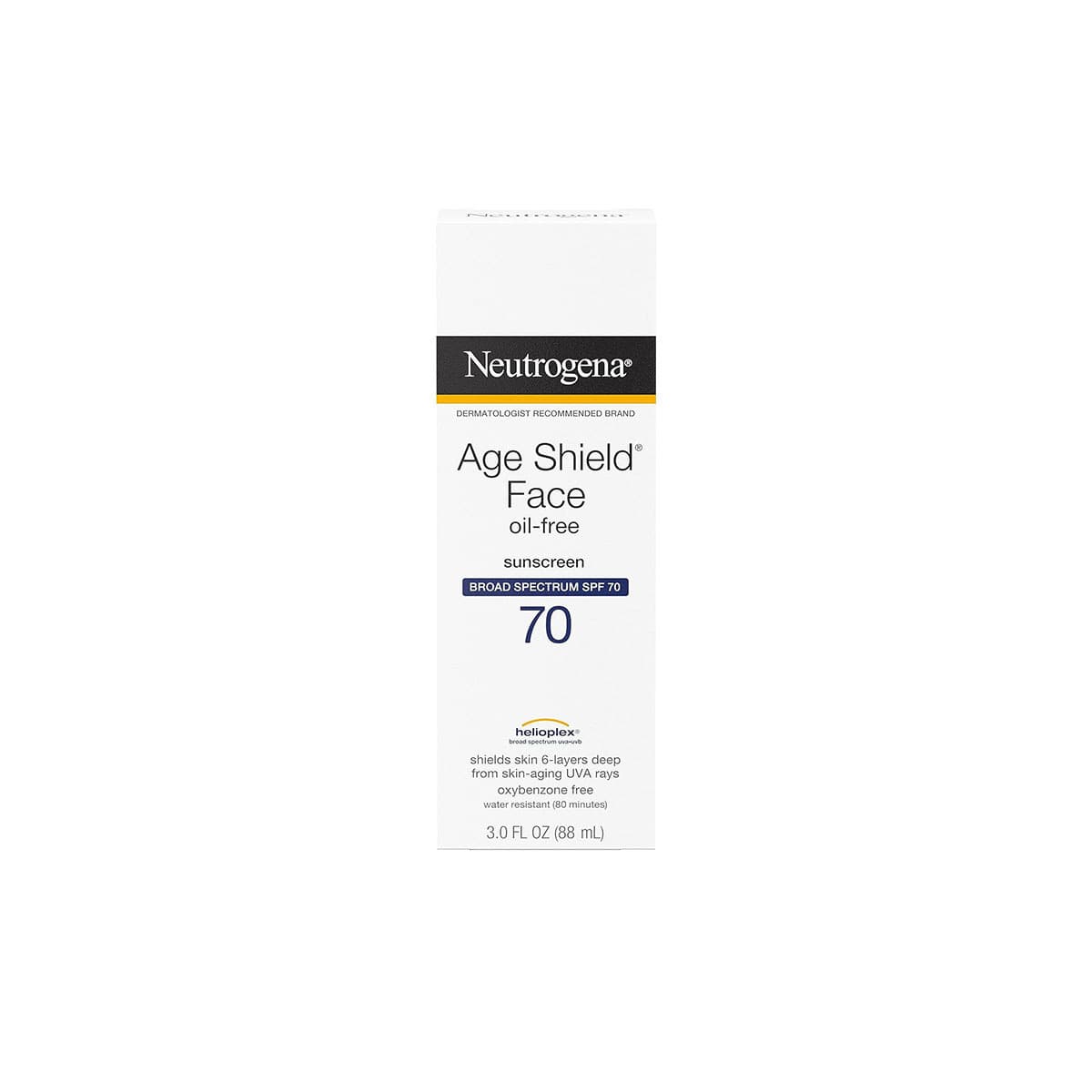 Neutrogena Age Shield Face Oil-Free Broad Spectrum SPF 70 Sunscreen – 88ml - Emart Skincare Bangladesh