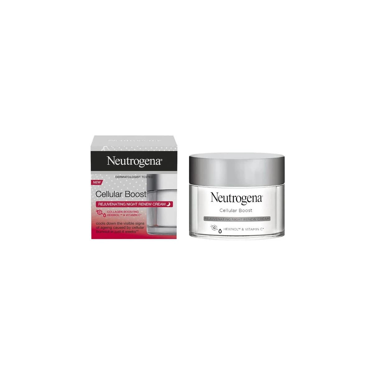 Neutrogena Cellular Boost Rejuvenating Night Renew Cream – 50ml - Emart Skincare Bangladesh