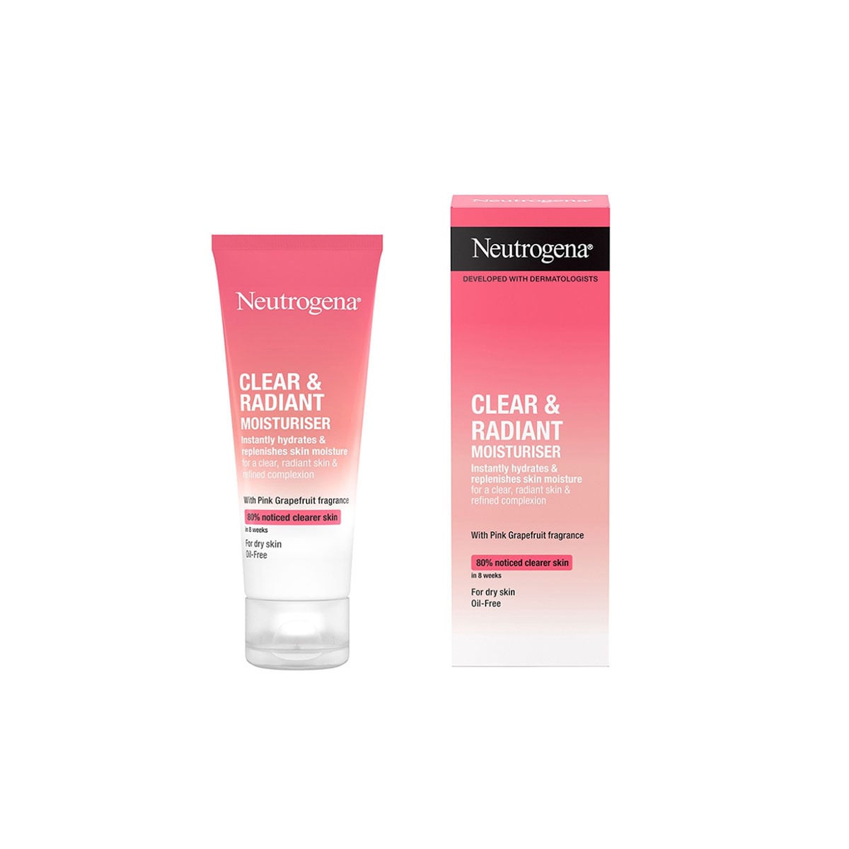 Neutrogena Clear & Radiant Moisturiser – 50ml