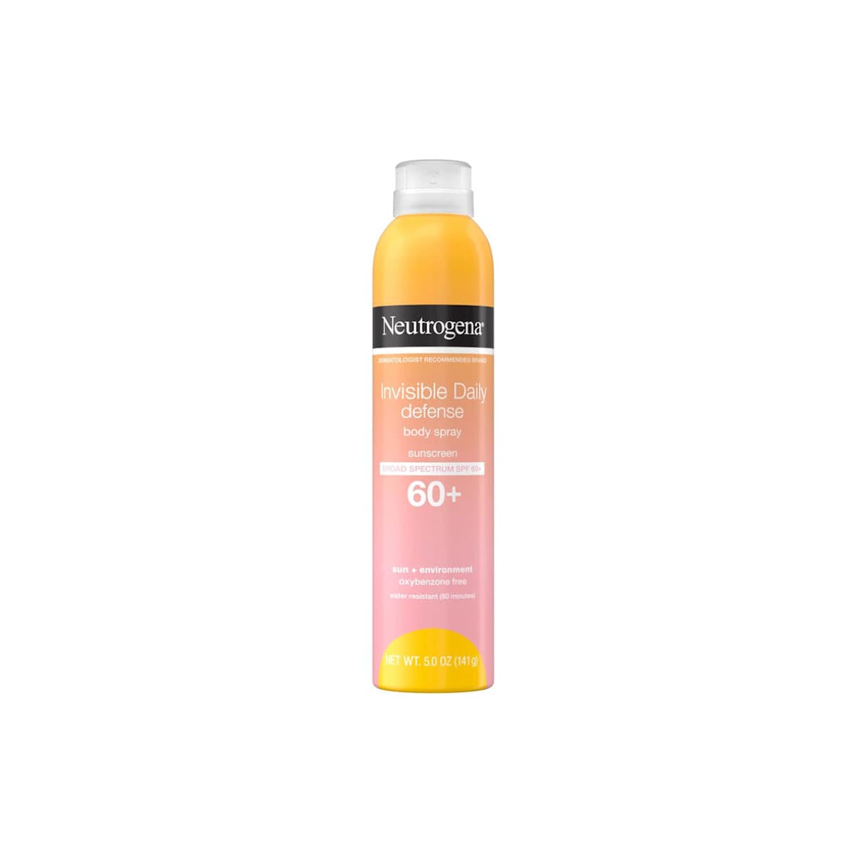 Neutrogena Invisible Daily Defense Body Spray Sunscreen Broad Spectrum Spf 60+ (141gm) - Emart Skincare Bangladesh