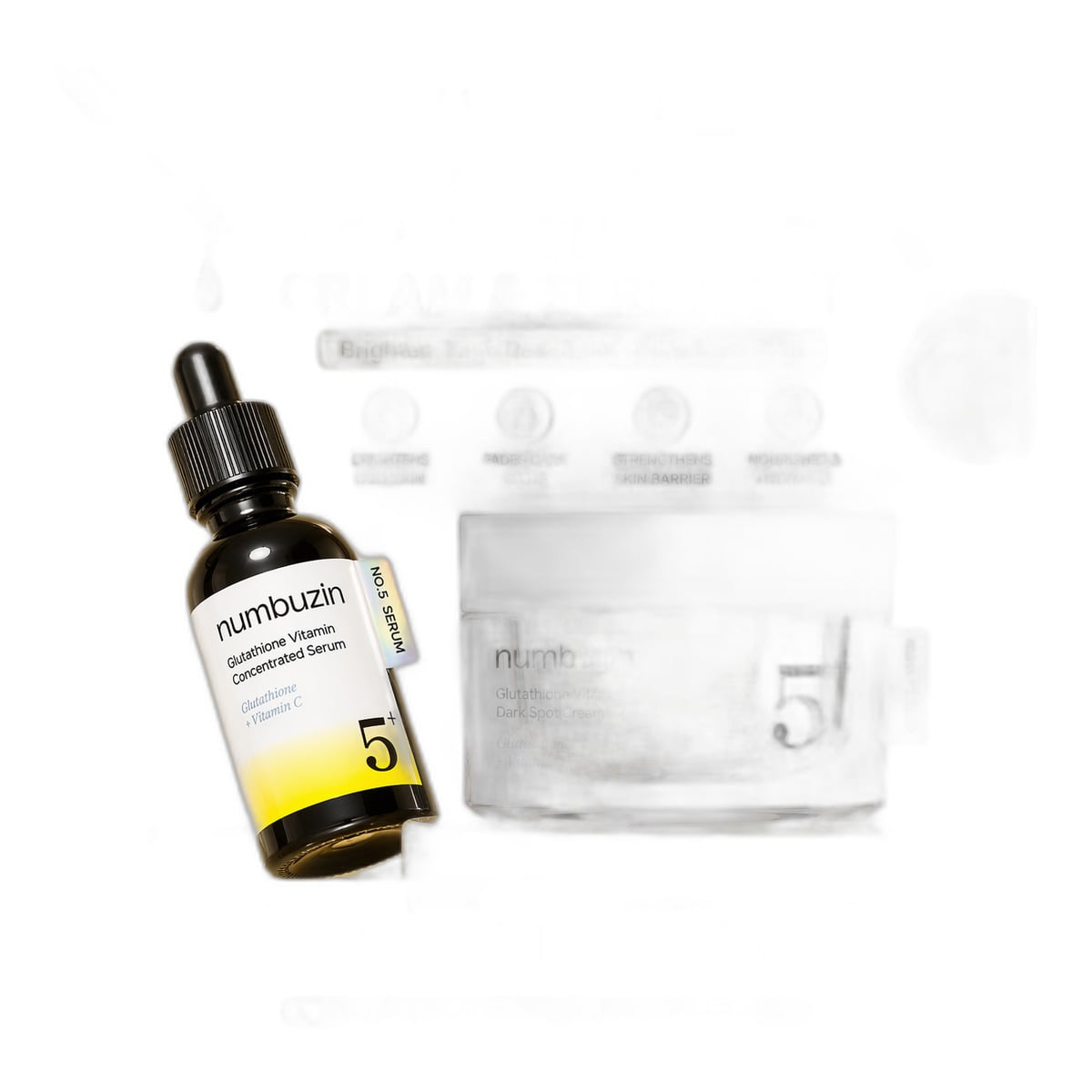 NUMBUZIN No.5 Brightening Cream & Serum Set