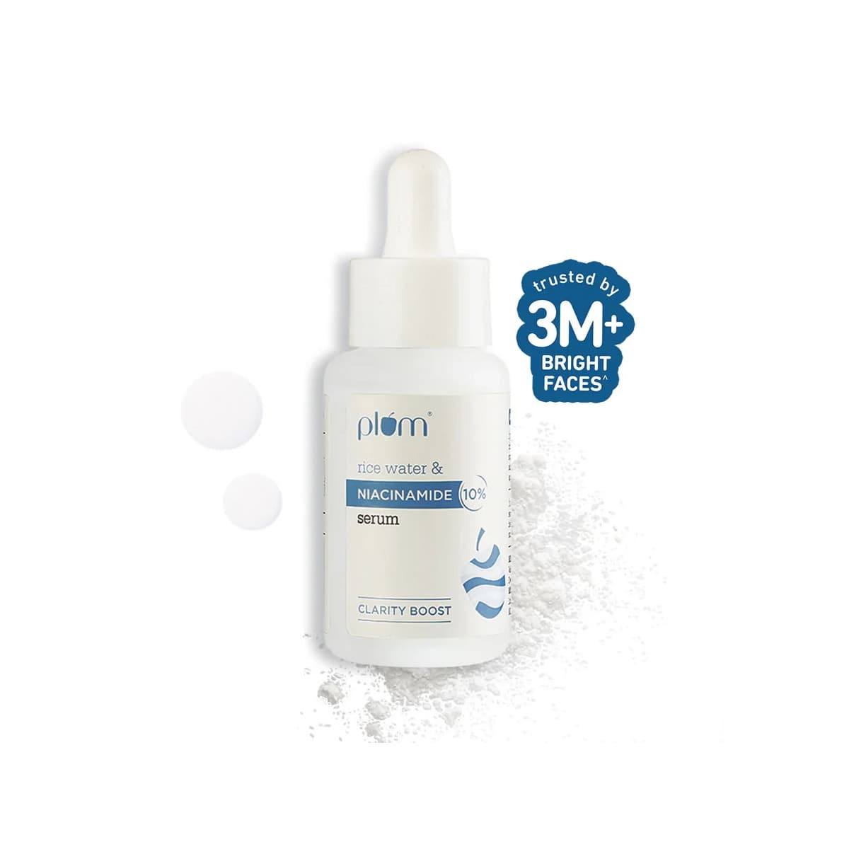 Plum 10% Niacinamide Face Serum with Rice Water 30ml - Emart Skincare Bangladesh