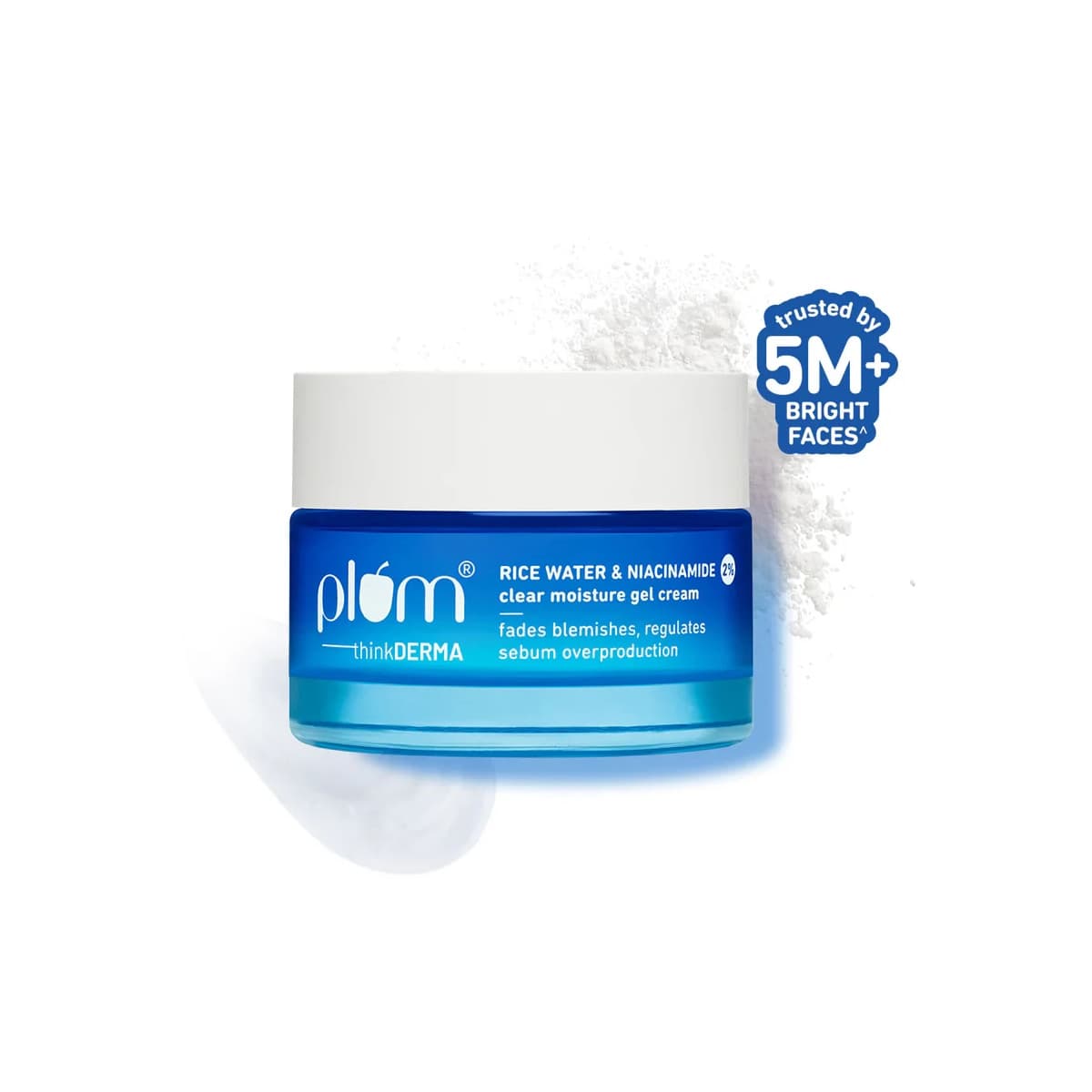 Plum Rice Water & Niacinamide Clear Moisturizer Gel Cream 50g - Emart Skincare Bangladesh